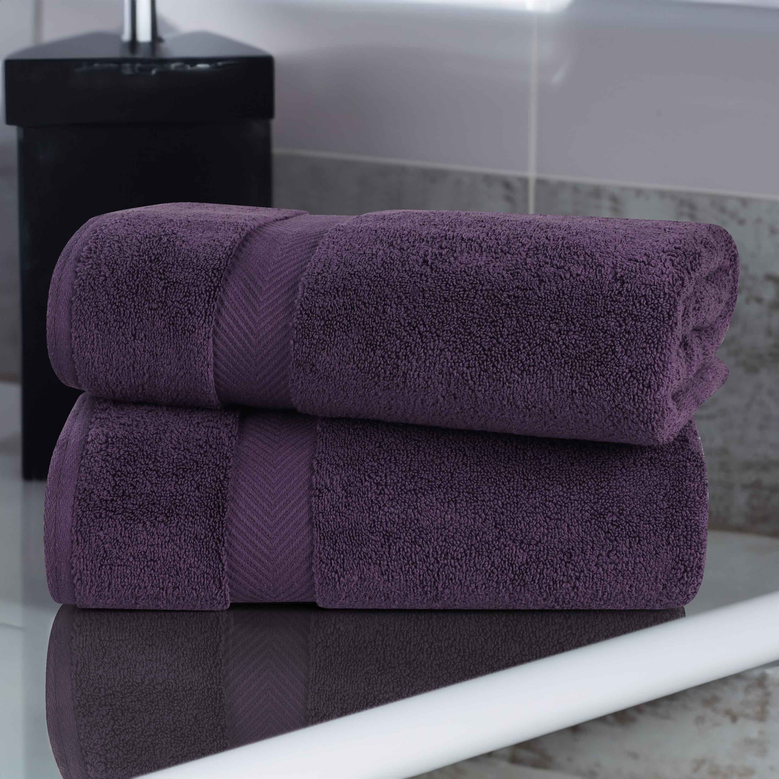 Cotton Zero Twist 2 Piece Bath Sheet Towel Set - Omnigoodsstore