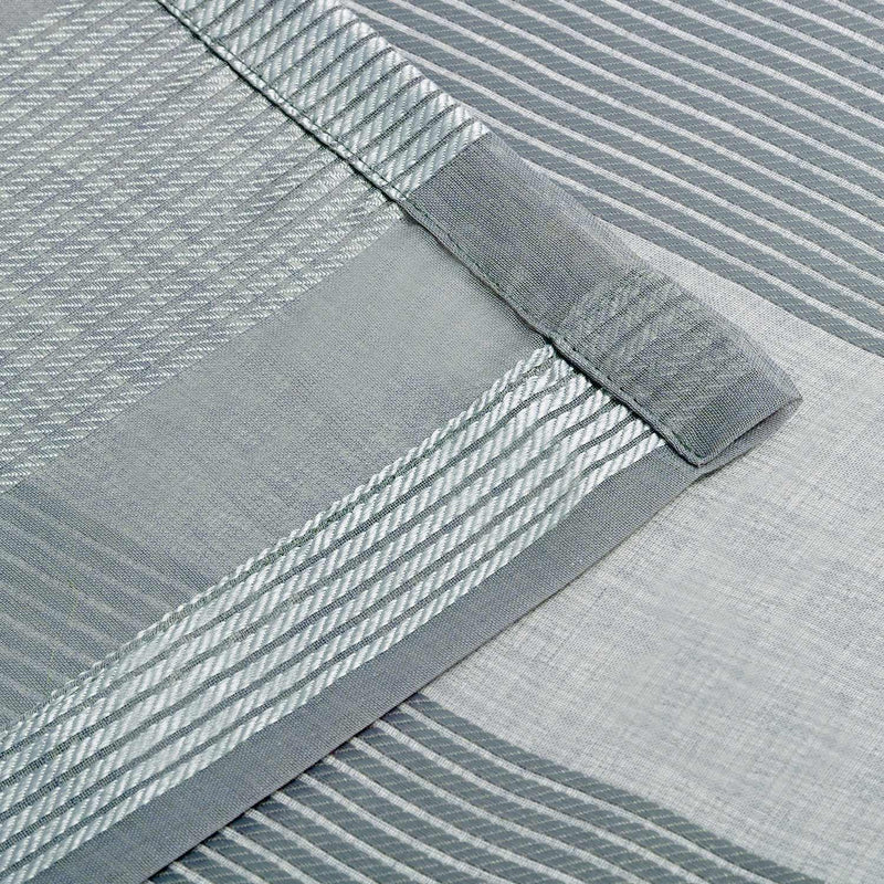 Dalisto Rope Textured Sheer Curtain Set of 2 with Grommet Top Header - Omnigoodsstore