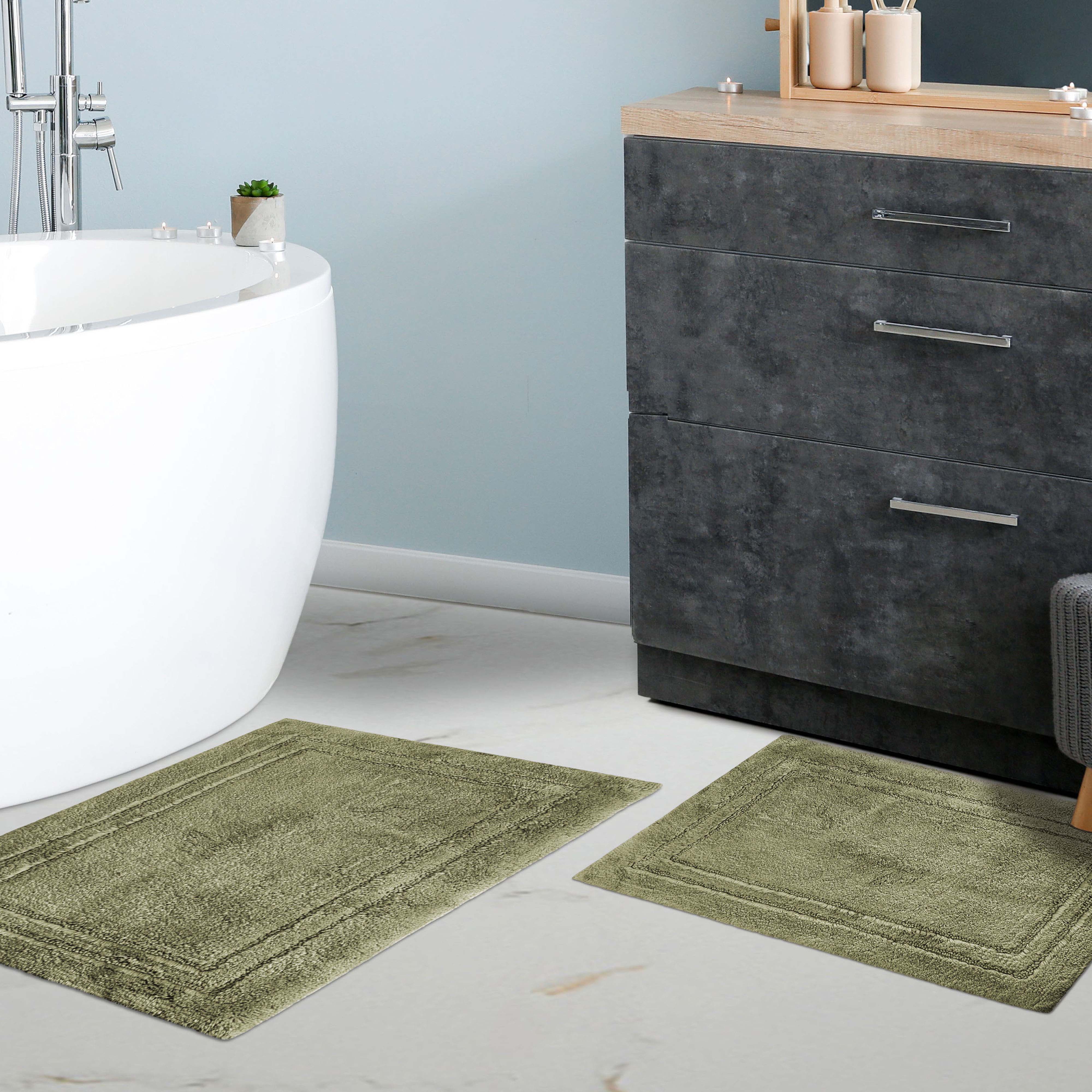 Cotton Non Slip 2 Piece Bath Rug Set - Omnigoodsstore