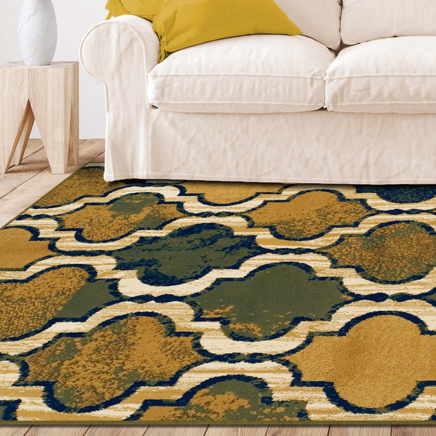 Viking Geometric Trellis Indoor Area Rugs or Runner Rug - Omnigoodsstore