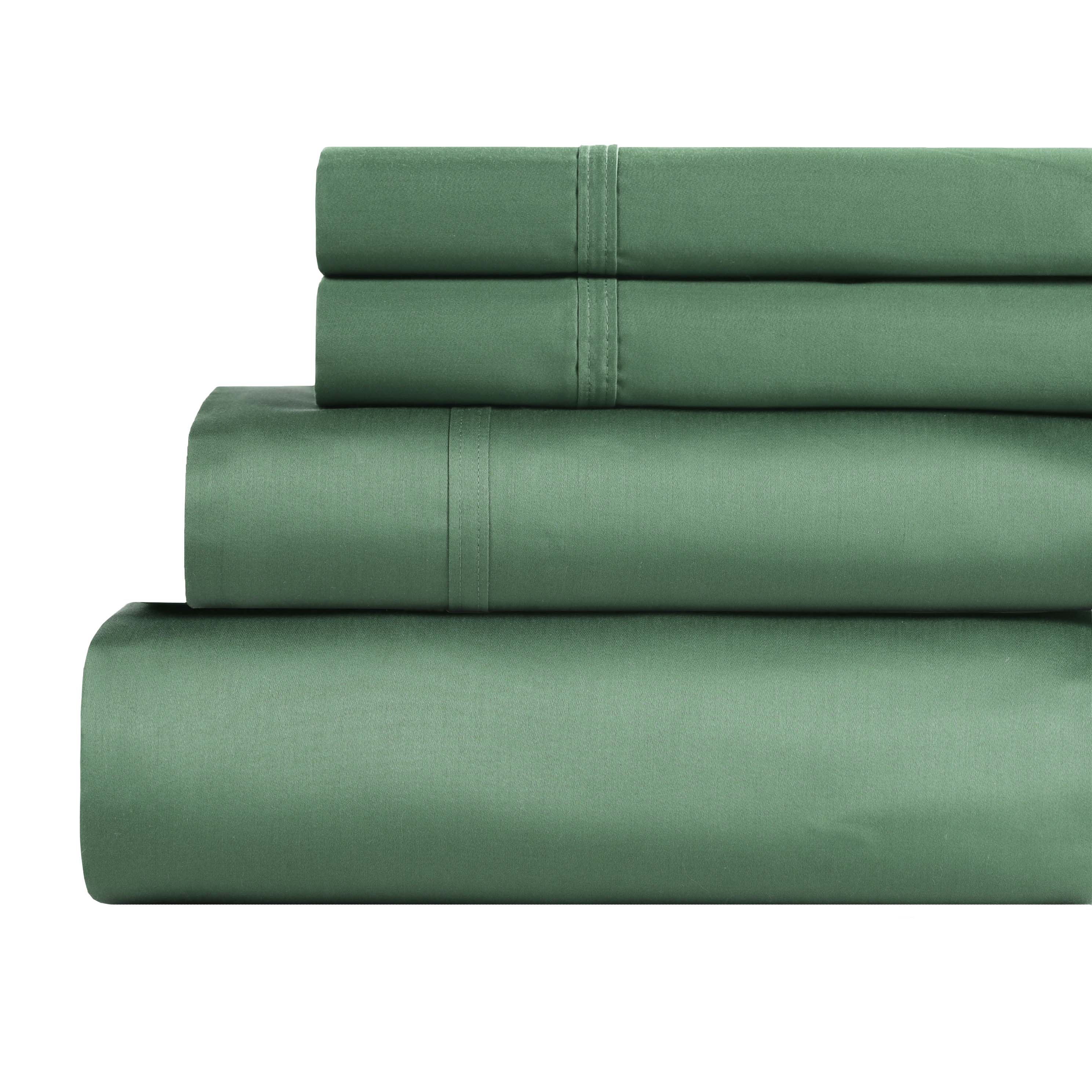 850 Thread Count Cotton Solid Bed Sheet Set - Omnigoodsstore