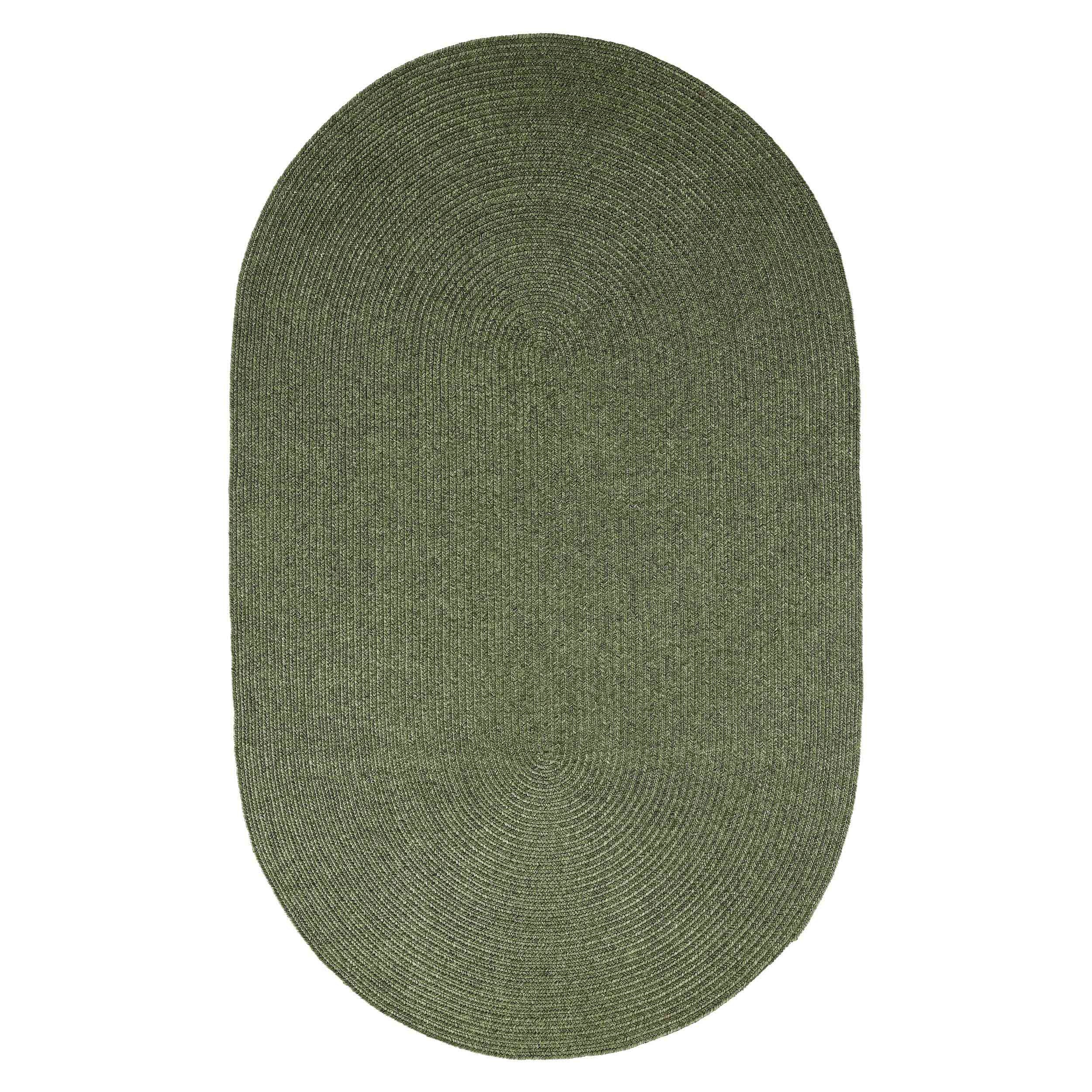 Classic Braided Area Rug Indoor Outdoor Rugs Oval - Omnigoodsstore