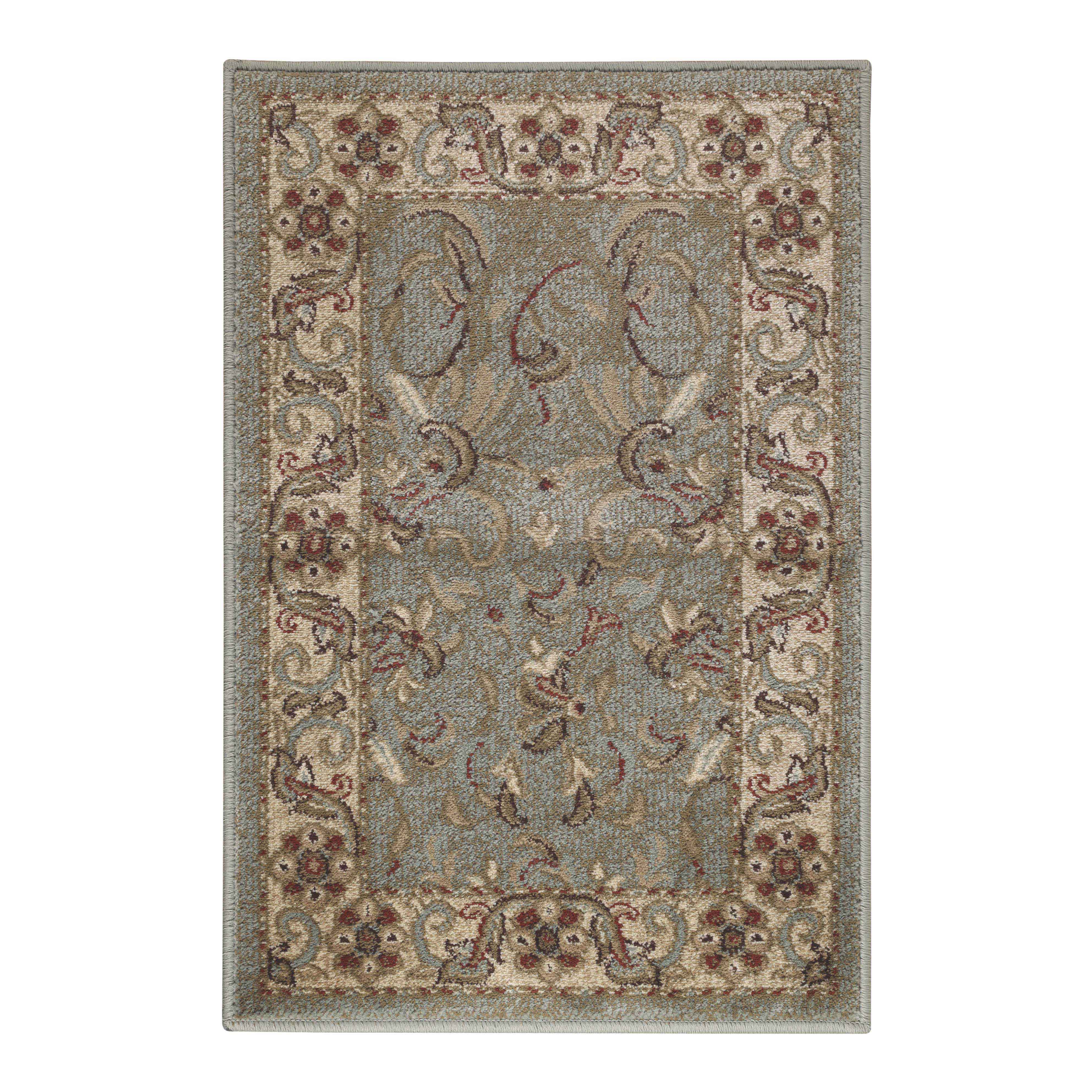Heritage Traditional Floral Scroll Indoor Area Rug Or Runner Rug - Omnigoodsstore