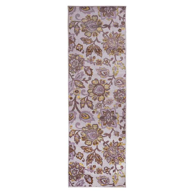 Jezabel Floral Non-Slip Washable Indoor Area Rug - Omnigoodsstore