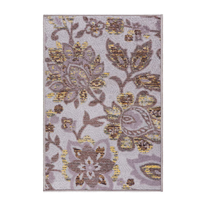 Jezabel Floral Non-Slip Washable Indoor Area Rug - Omnigoodsstore
