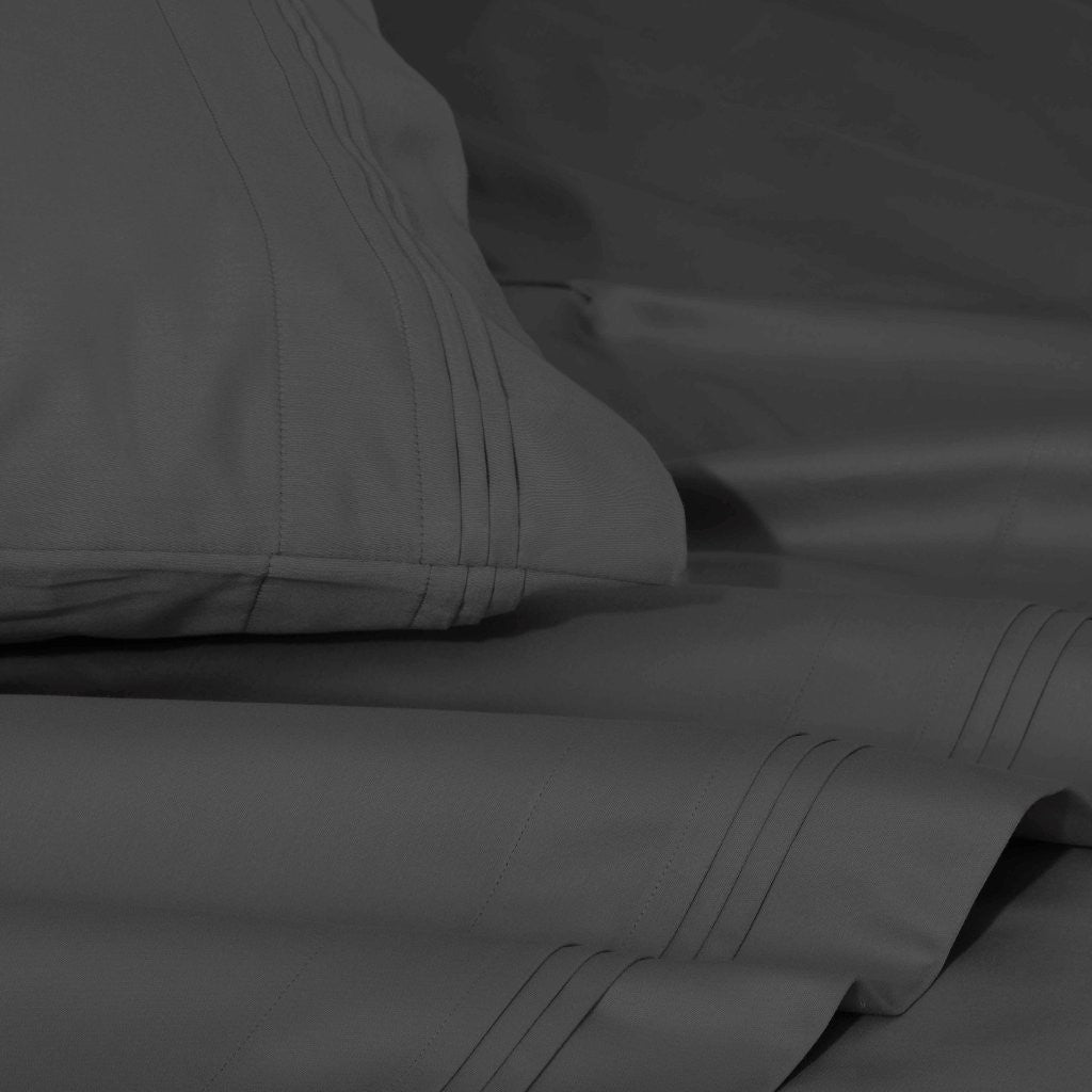 1000 Thread Count Egyptian Cotton Bed Sheet Set Olympic Queen - Omnigoodsstore