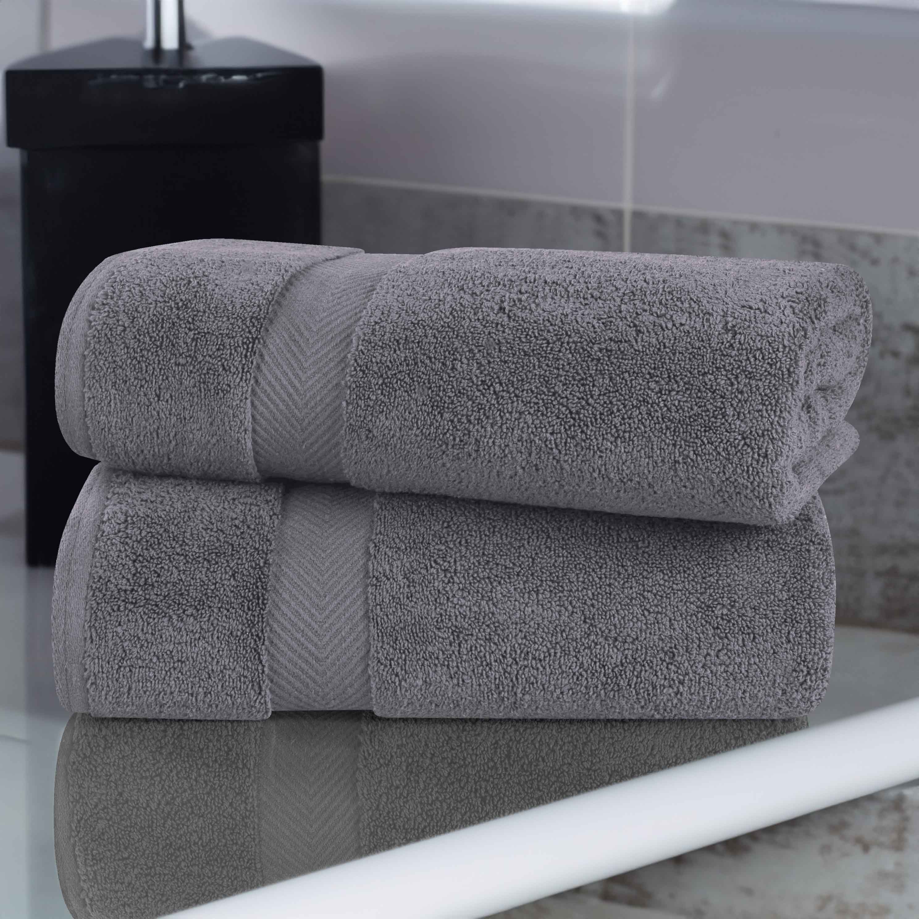 Cotton Zero Twist 2 Piece Bath Sheet Towel Set - Omnigoodsstore