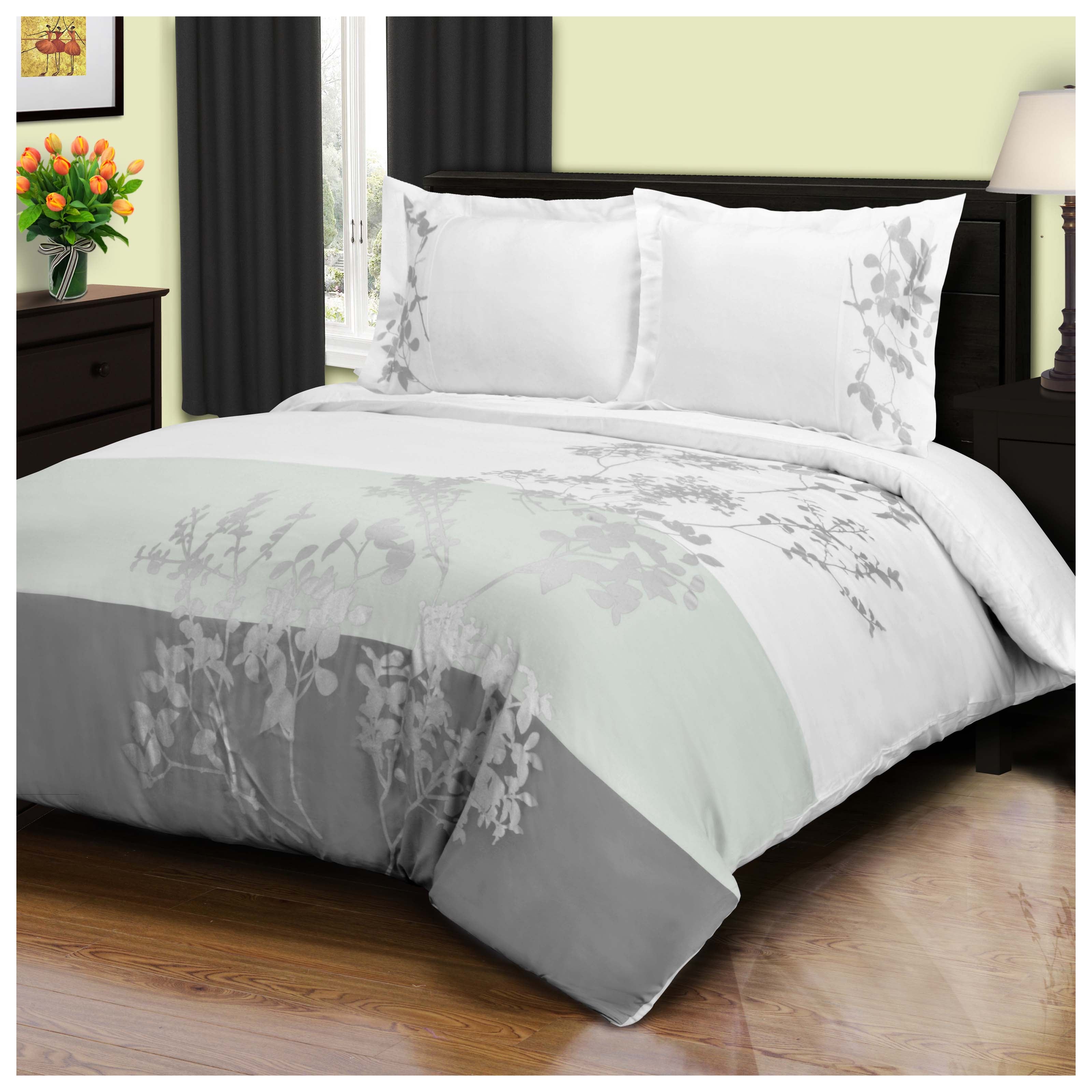 Sydney Cotton Floral Duvet Cover Set - Omnigoodsstore