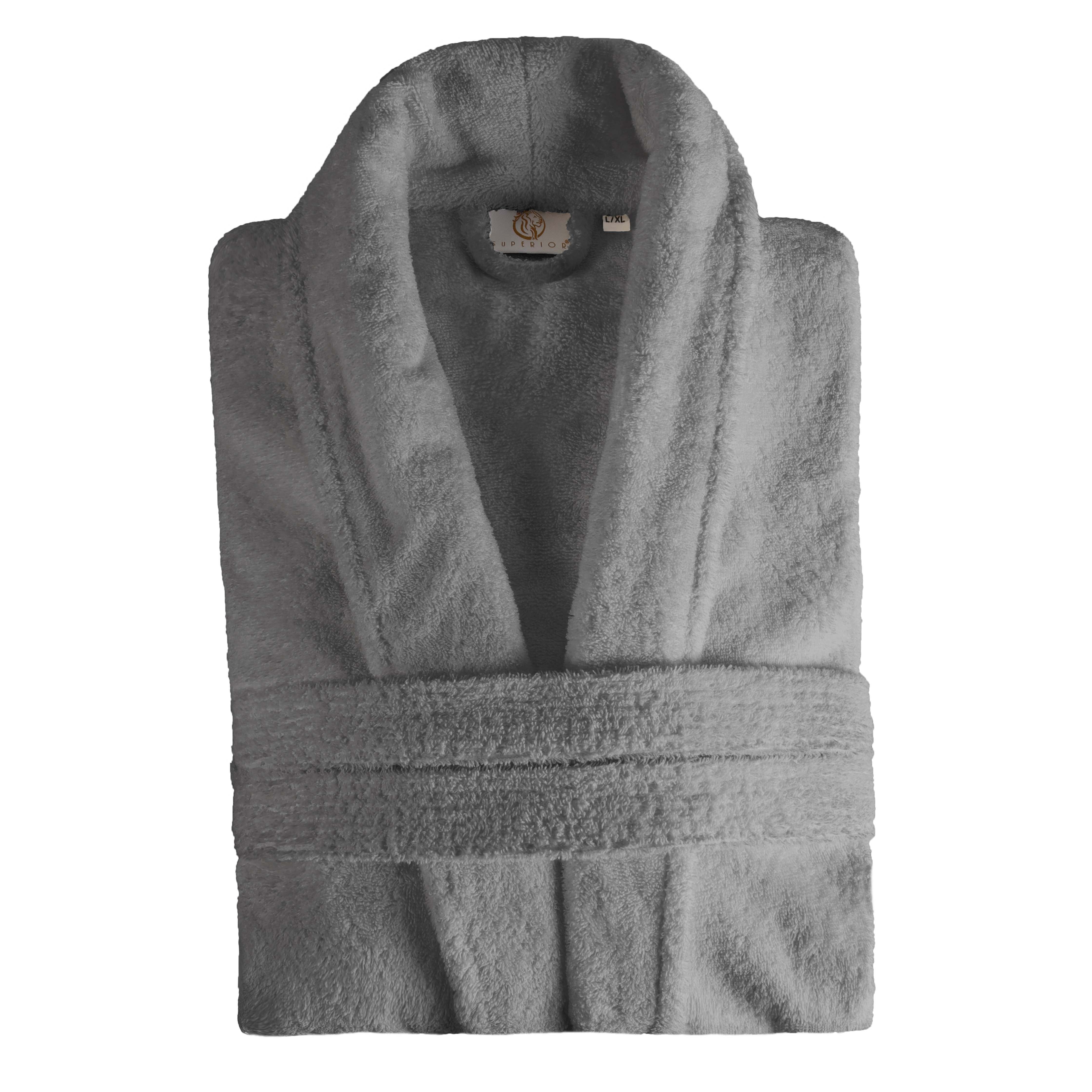 Classic Men's Bath Robe Turkish Cotton Bathrobe with Adjustable Belt - Omnigoodsstore