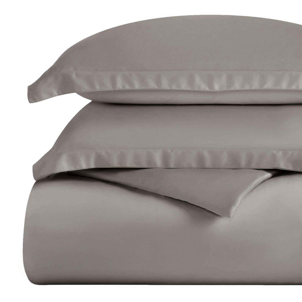Egyptian Cotton 300 Thread Count Solid Duvet Cover Set - Omnigoodsstore