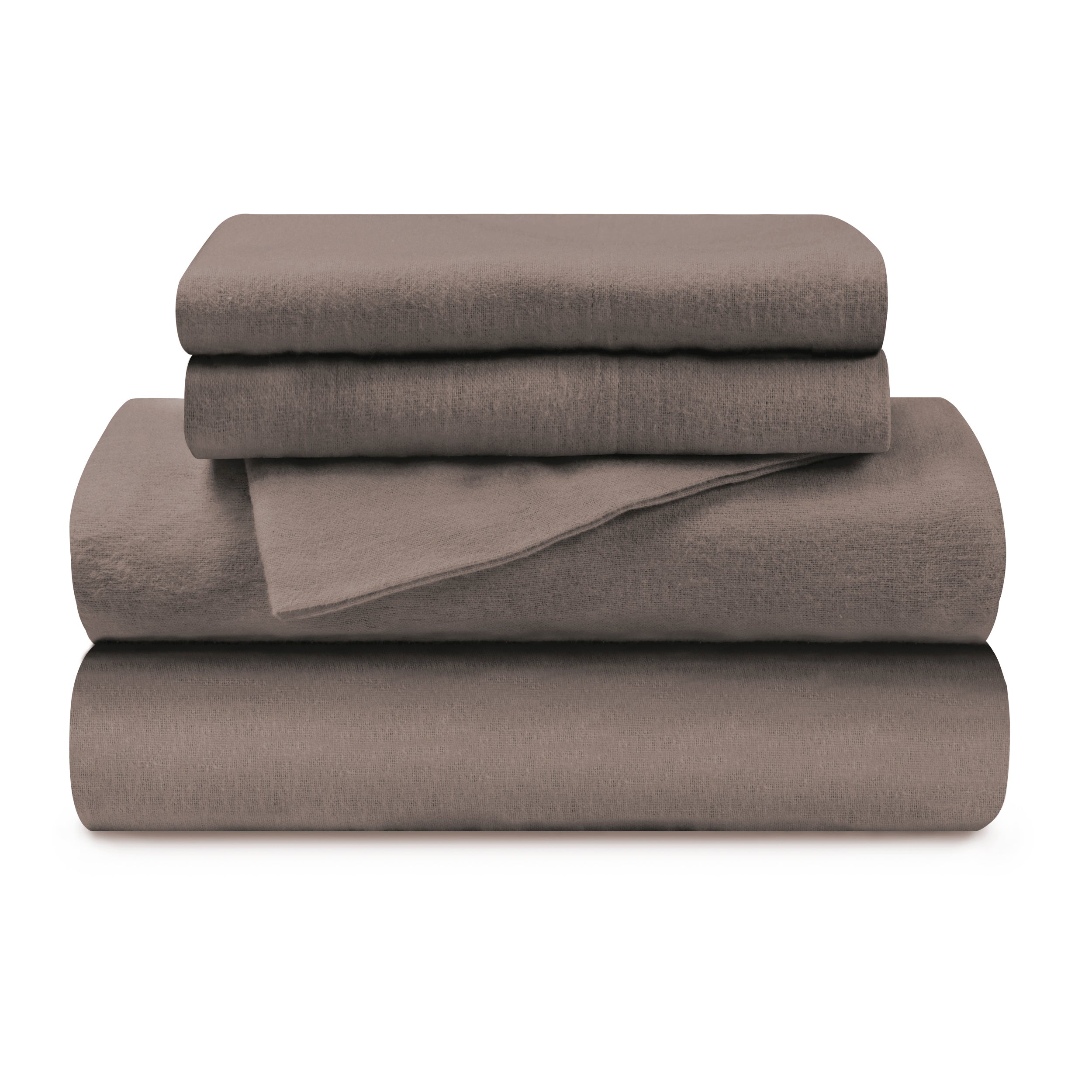 Flannel Cotton Modern Solid Deep Pocket Bed Sheet Set - Omnigoodsstore