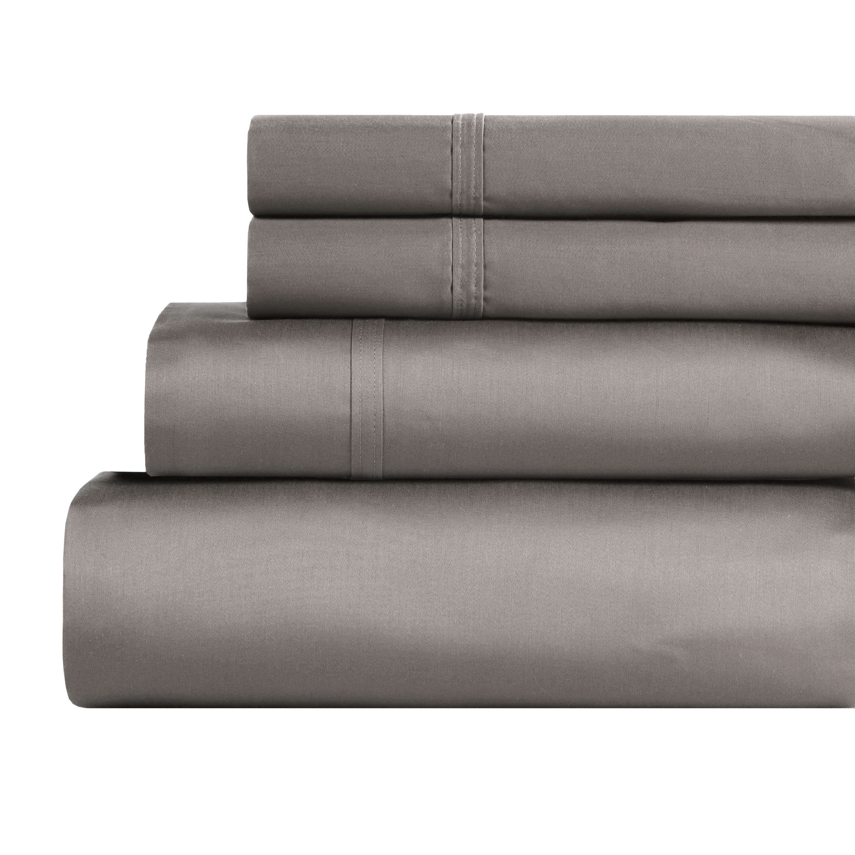 850 Thread Count Cotton Solid Bed Sheet Set - Omnigoodsstore