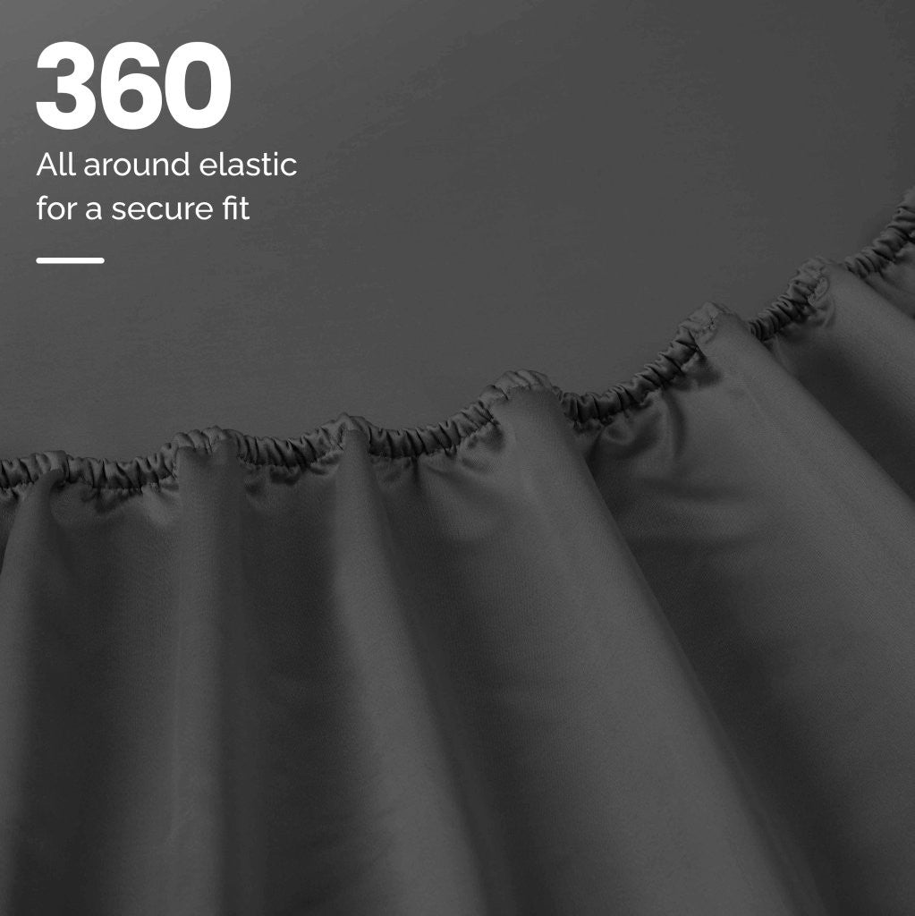 1000 Thread Count Egyptian Cotton Bed Sheet Set Olympic Queen - Omnigoodsstore