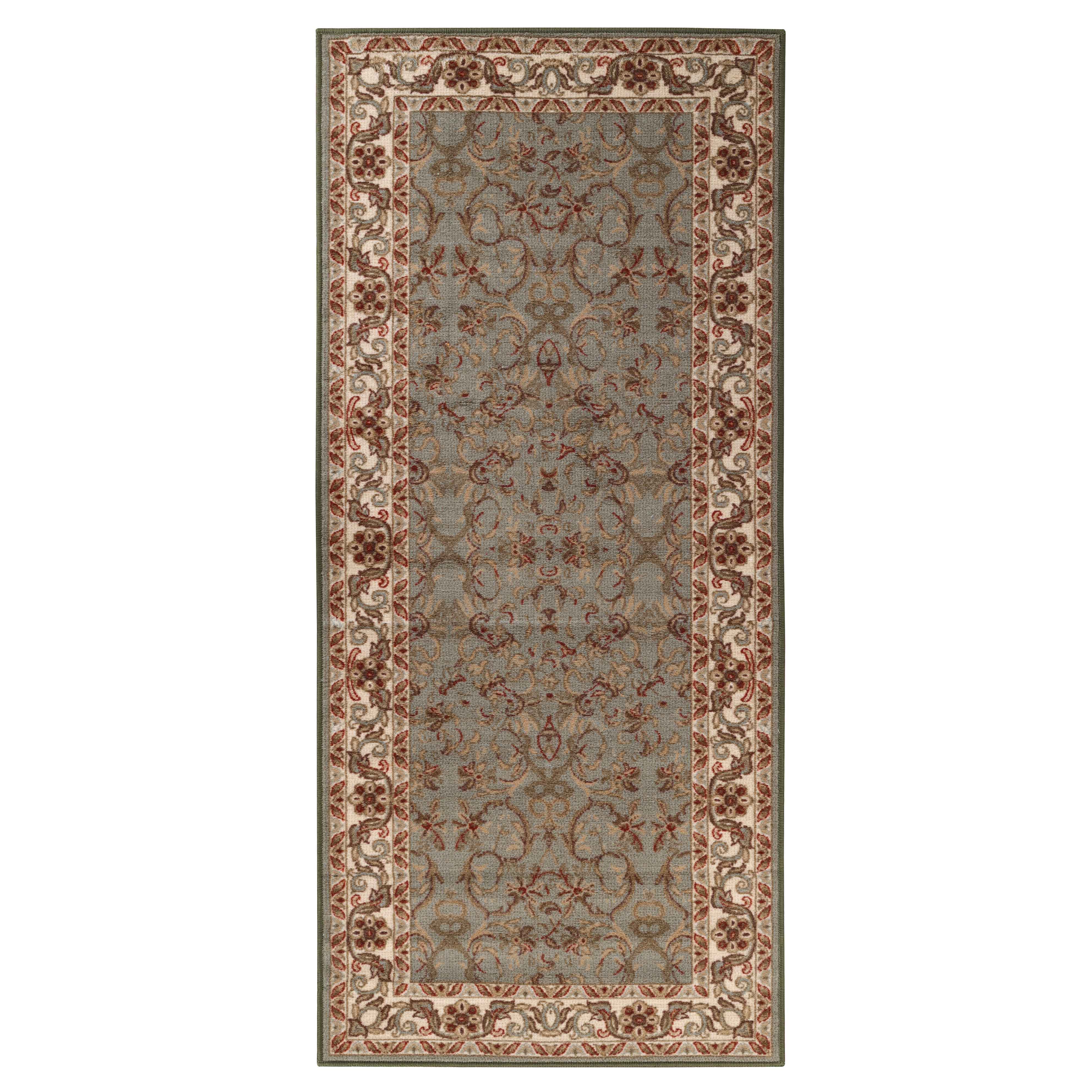 Heritage Traditional Floral Scroll Indoor Area Rug Or Runner Rug - Omnigoodsstore