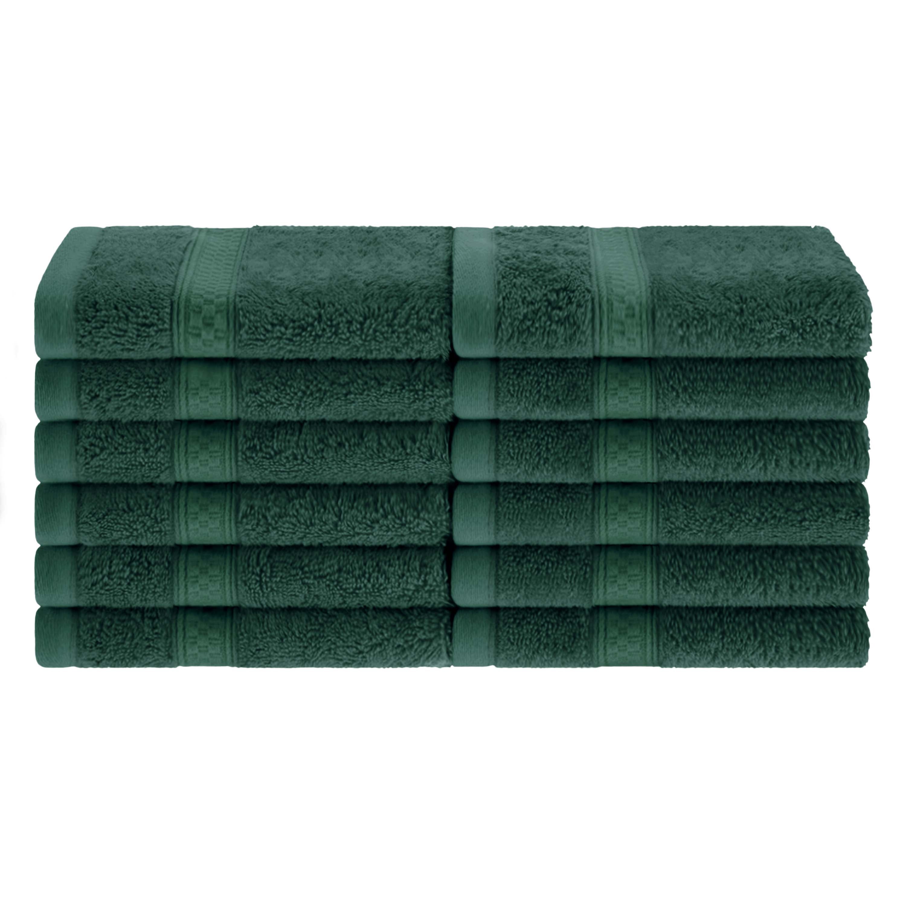 Rayon from Bamboo Blend Solid 12 Piece Face Towel Set - Omnigoodsstore