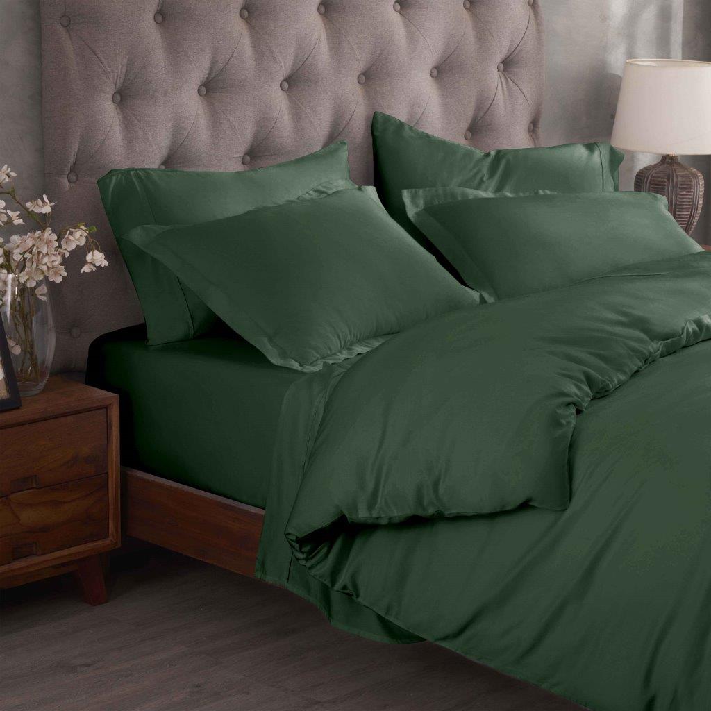 Egyptian Cotton 300 Thread Count Solid Duvet Cover Set - Omnigoodsstore