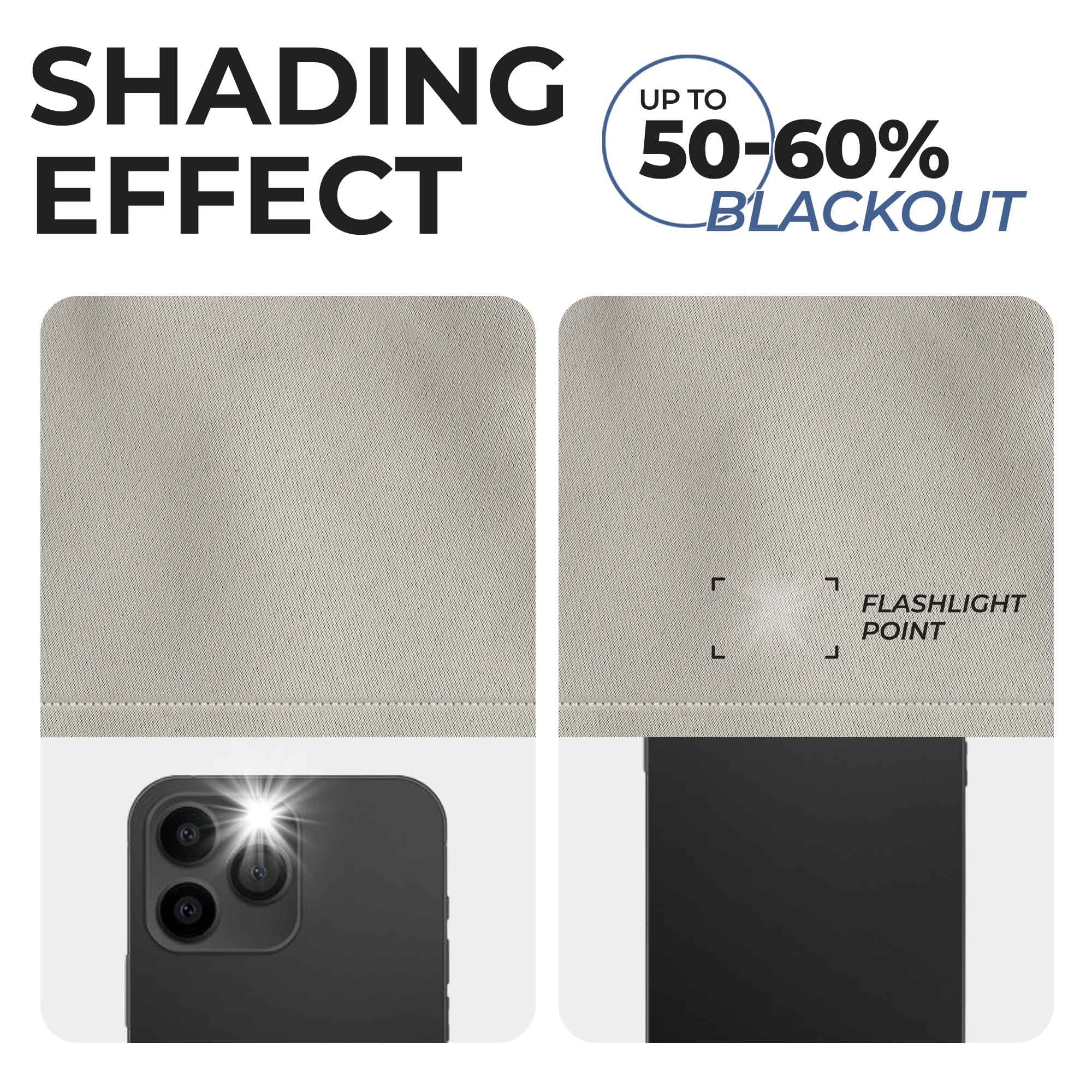 Solid Classic Modern Rod Pocket Blackout Curtain Set - Omnigoodsstore