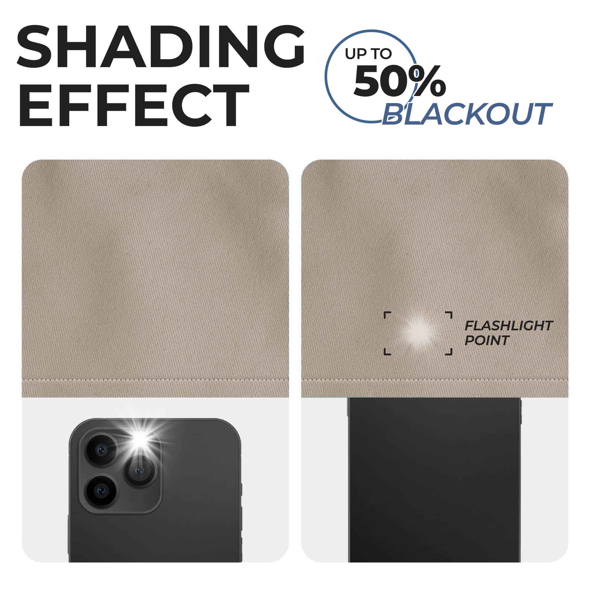 Solid Classic Modern Rod Pocket Blackout Curtain Set - Omnigoodsstore