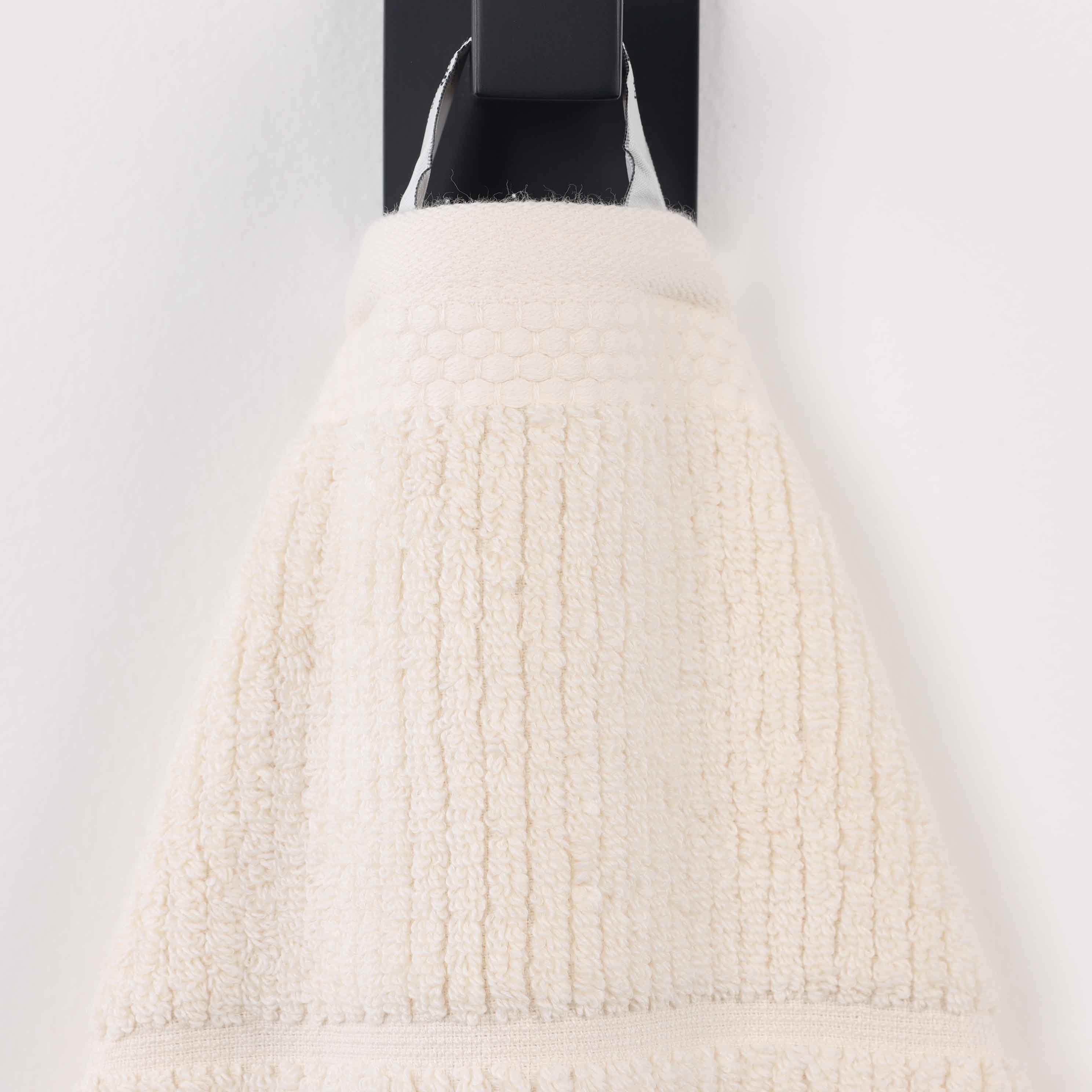 Milo Smart Twist Cotton Solid Ribbed Design 8 Piece Towel Set - Omnigoodsstore