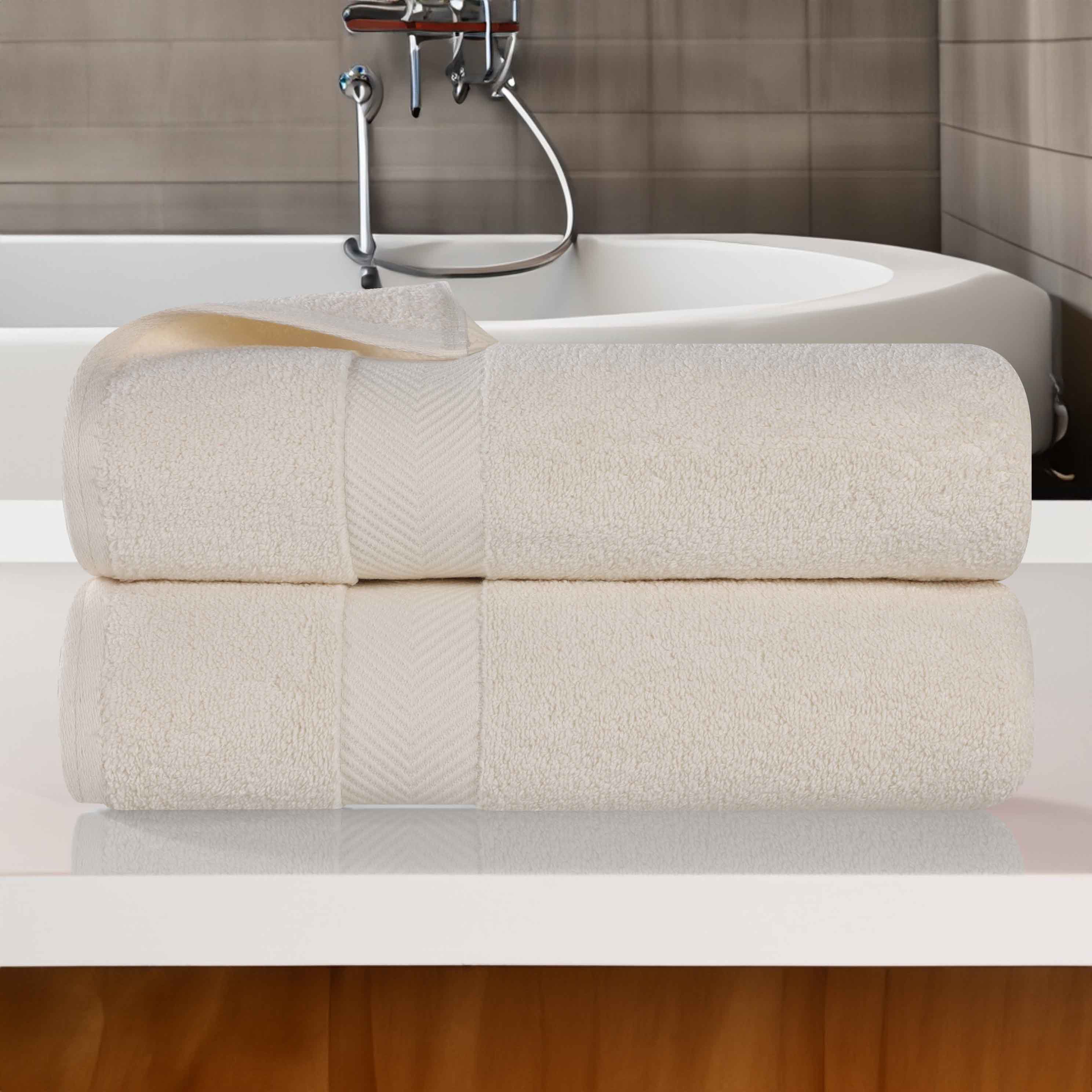 Zero Twist Cotton 2 Piece Bath Towel Set - Omnigoodsstore