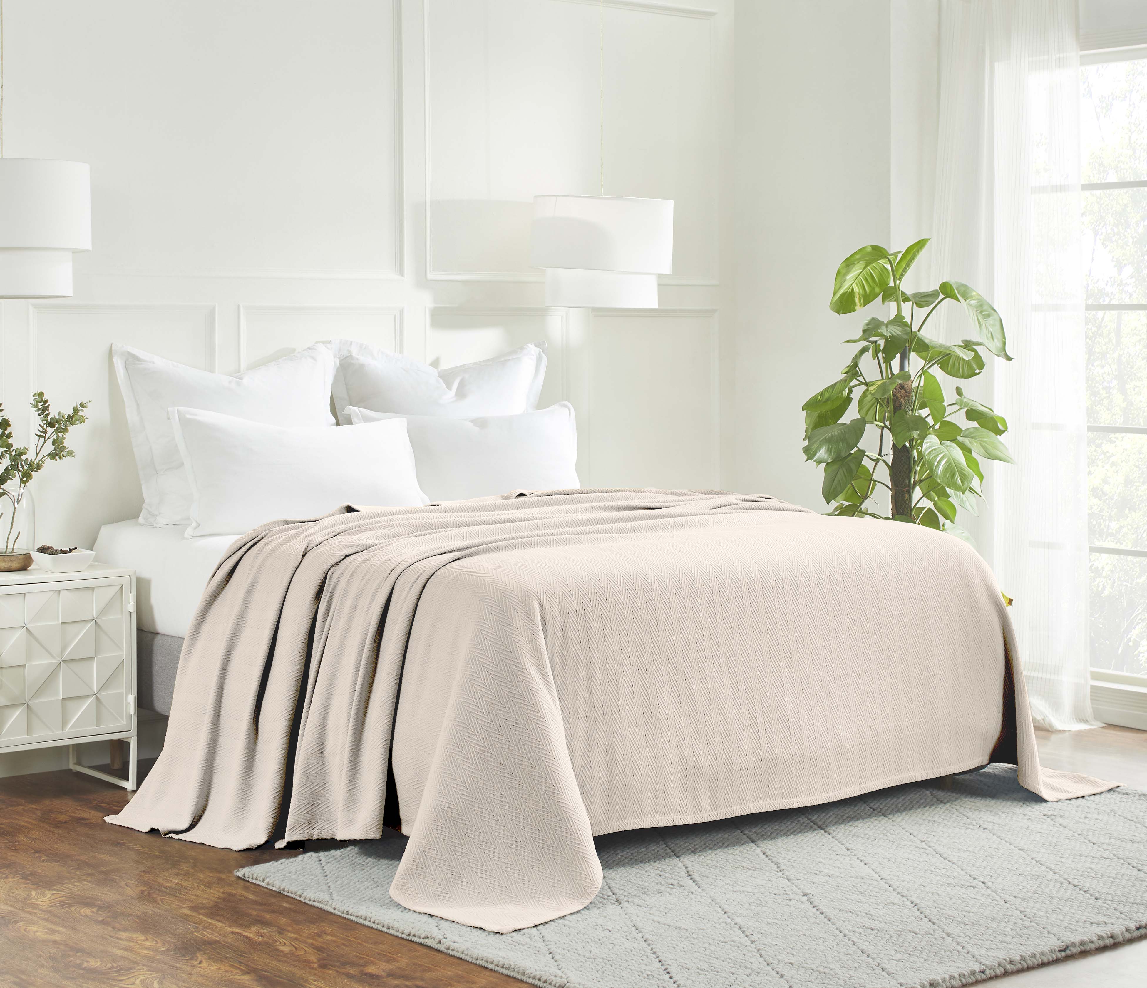 All-Season Chevron Cotton Bed Blanket & Sofa Throw - Omnigoodsstore