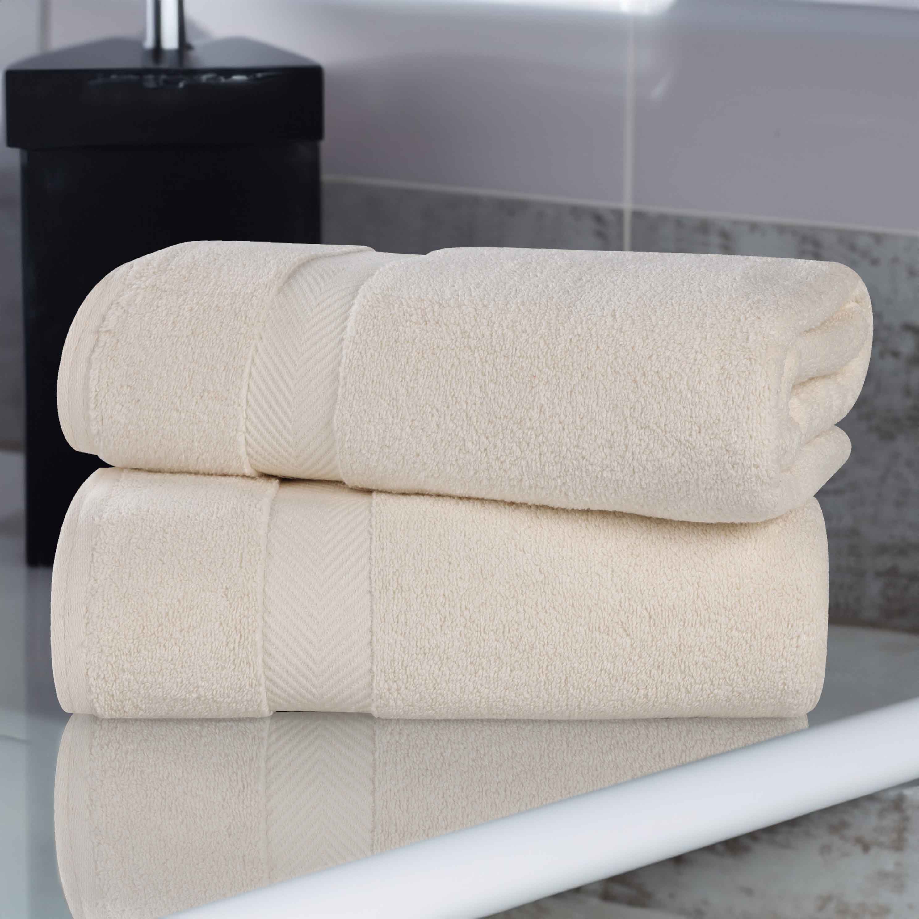 Cotton Zero Twist 2 Piece Bath Sheet Towel Set - Omnigoodsstore