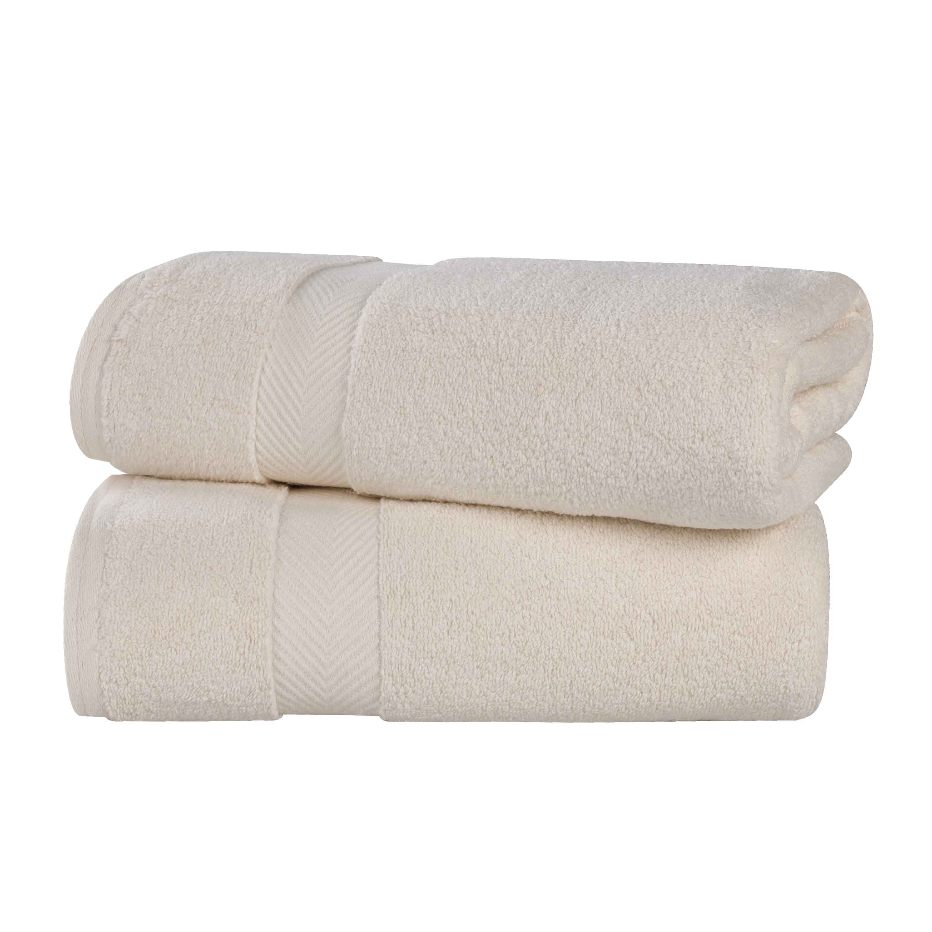 Cotton Zero Twist 2 Piece Bath Sheet Towel Set - Omnigoodsstore