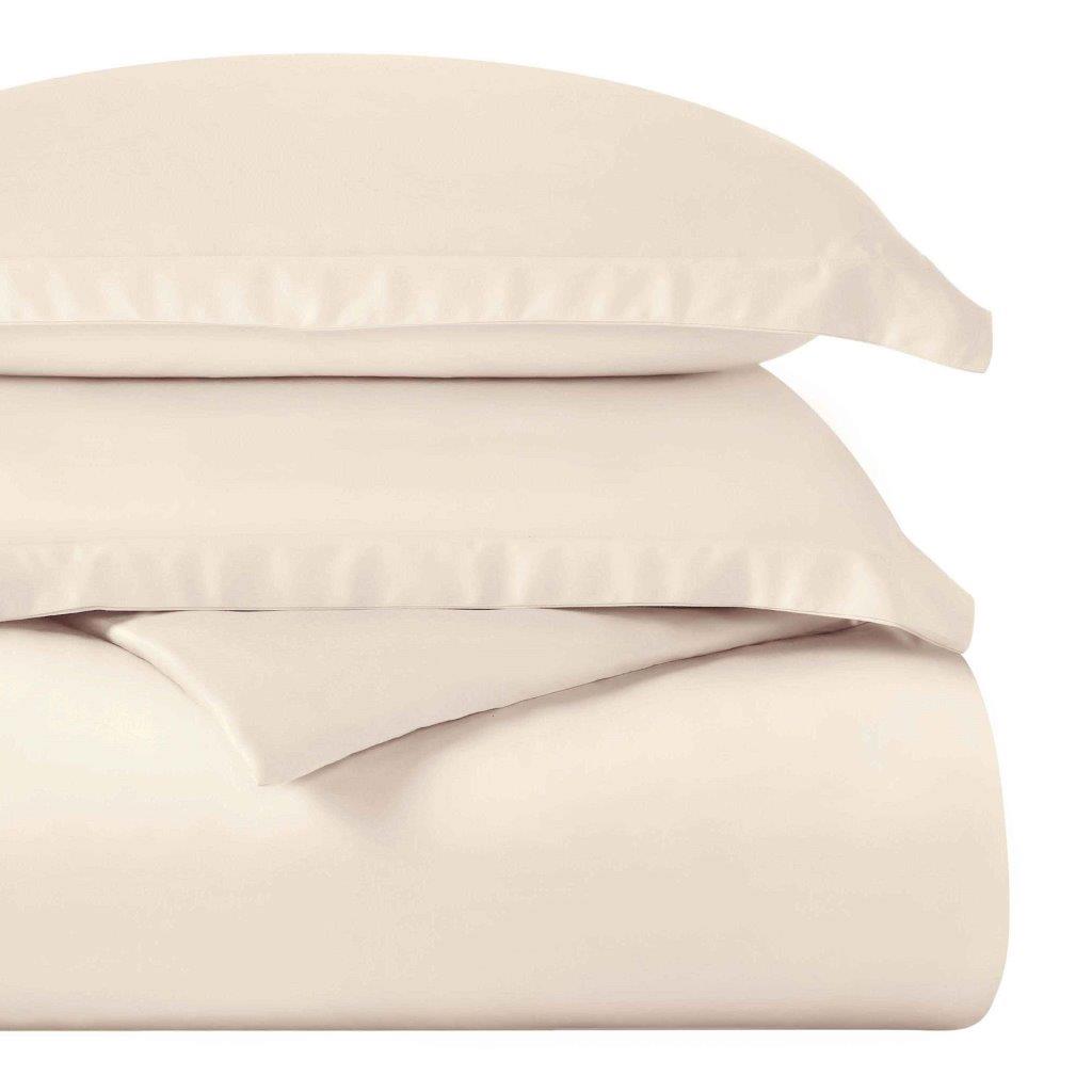 Egyptian Cotton 400 Thread Count Solid Duvet Cover Set - Omnigoodsstore