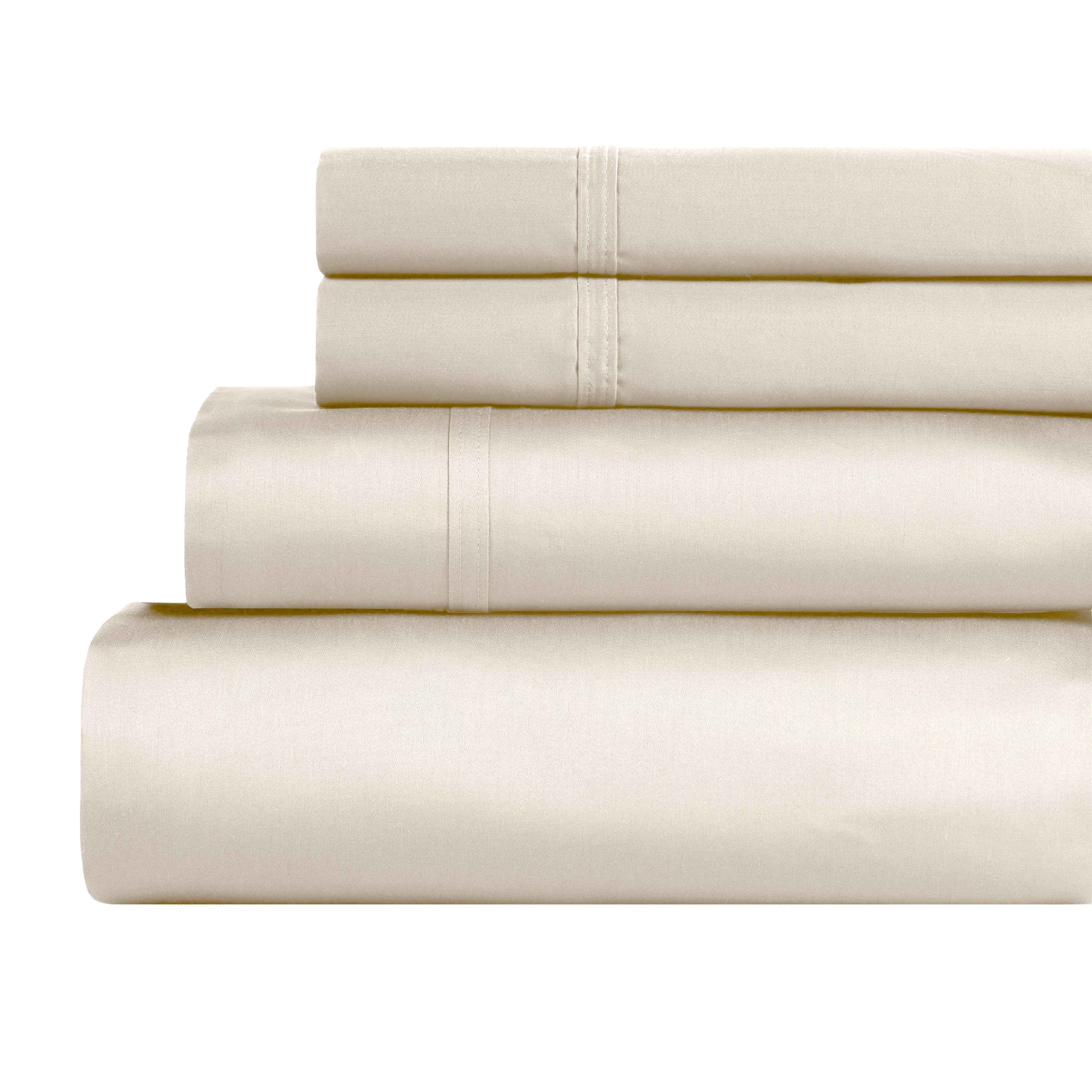 850 Thread Count Cotton Solid Bed Sheet Set - Omnigoodsstore