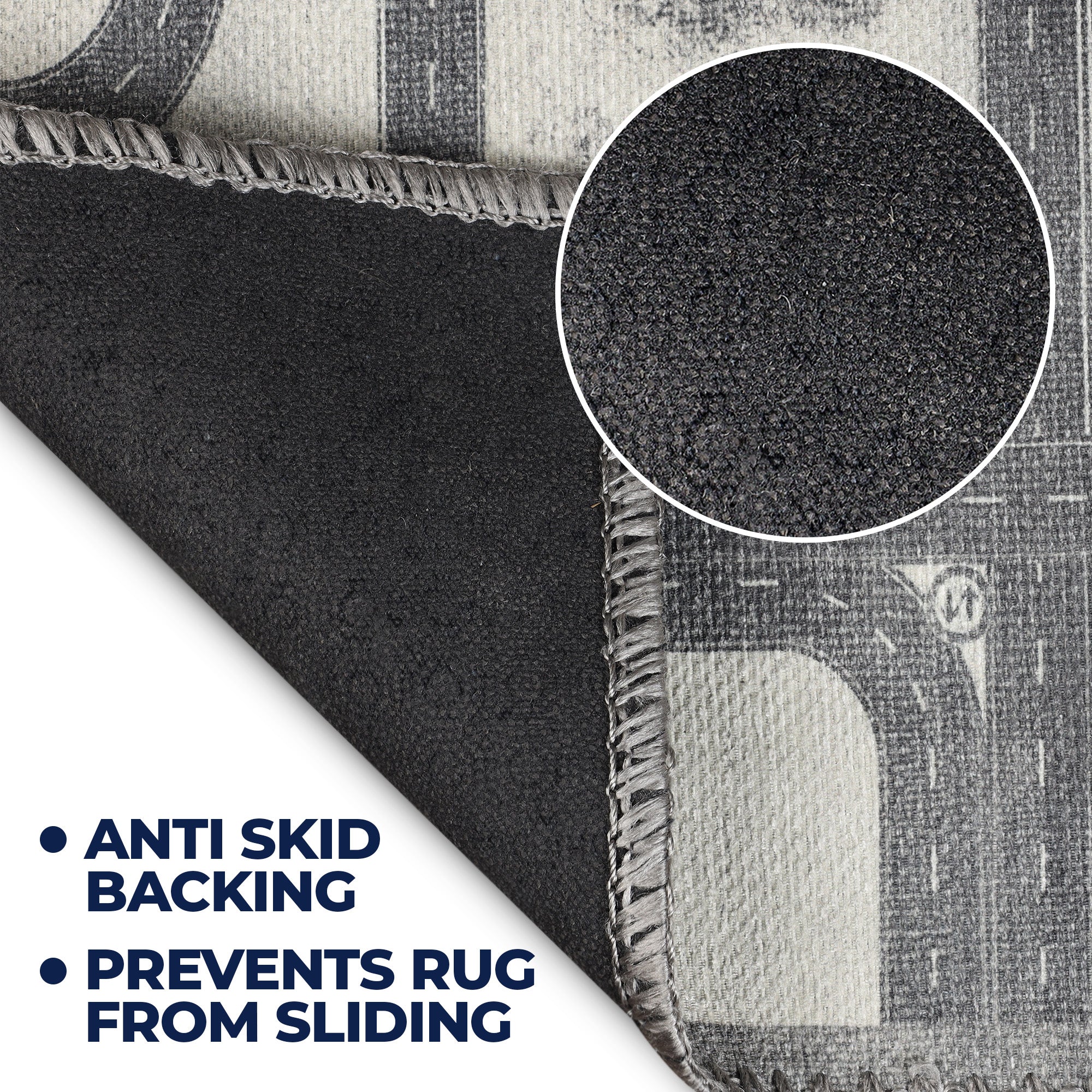 Country Road Non-Slip Kids Playroom Nursery Washable Indoor Area Rug - Omnigoodsstore