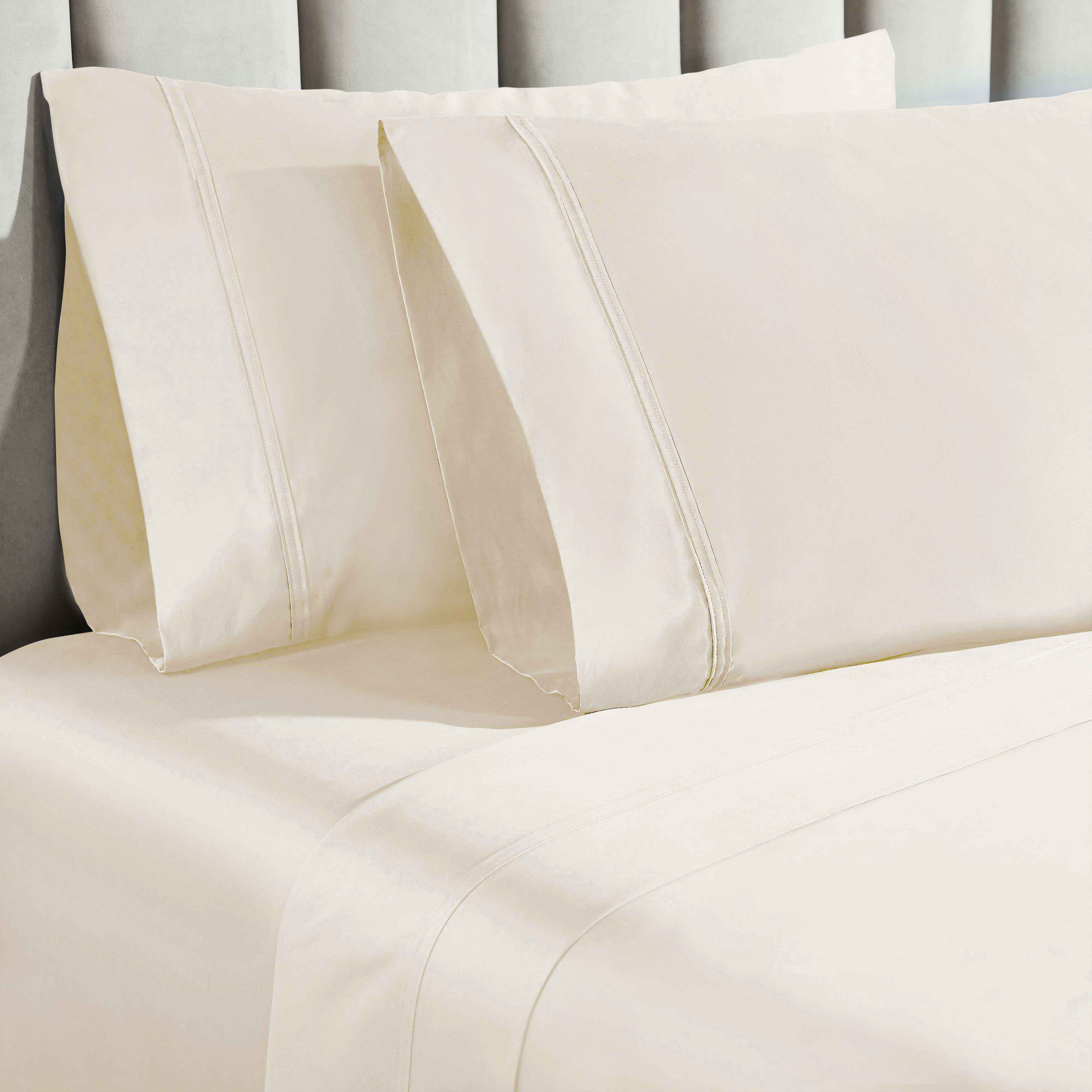 850 Thread Count Cotton Solid Bed Sheet Set - Omnigoodsstore