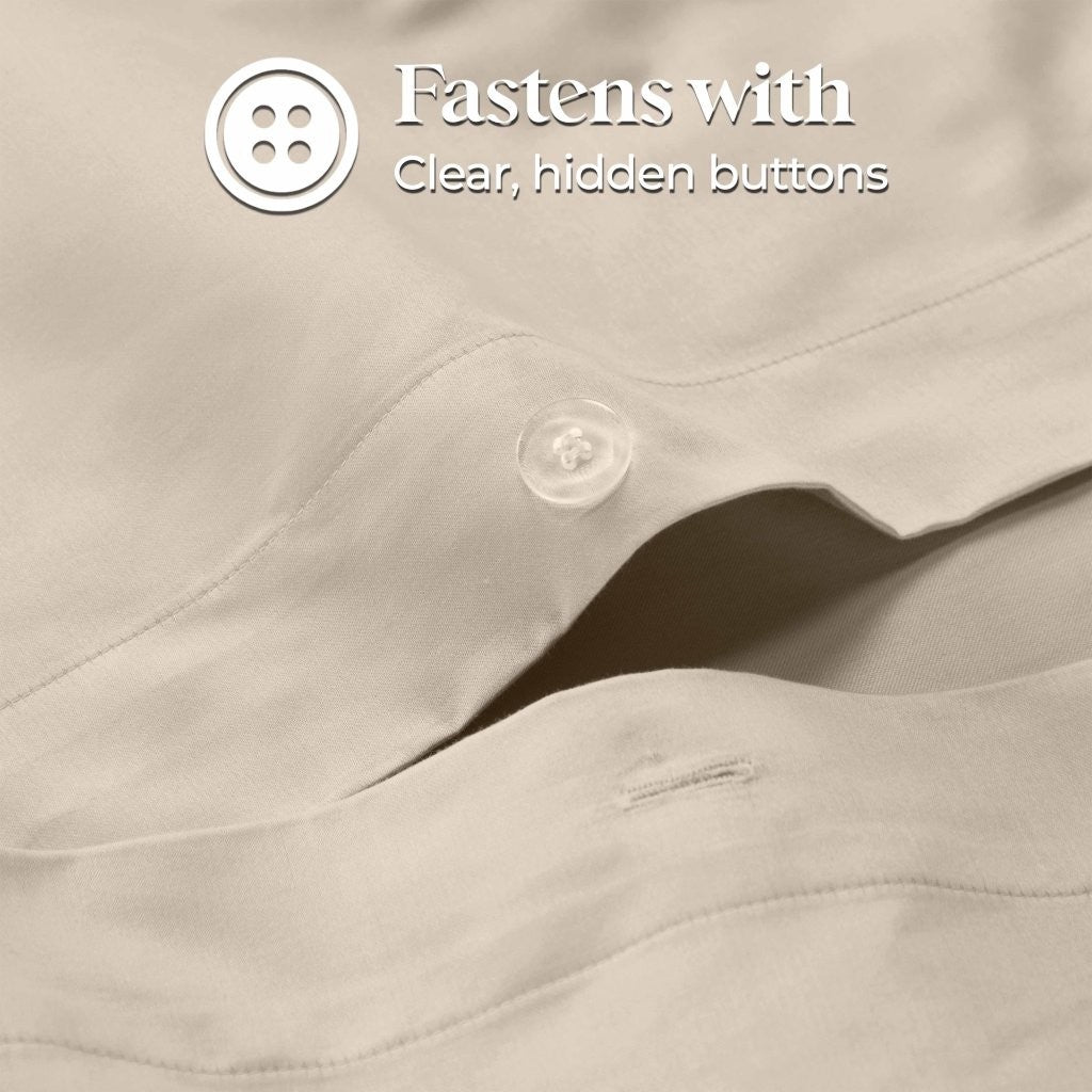 1200 Thread Count Egyptian Solid Cotton Duvet Cover Set - Omnigoodsstore