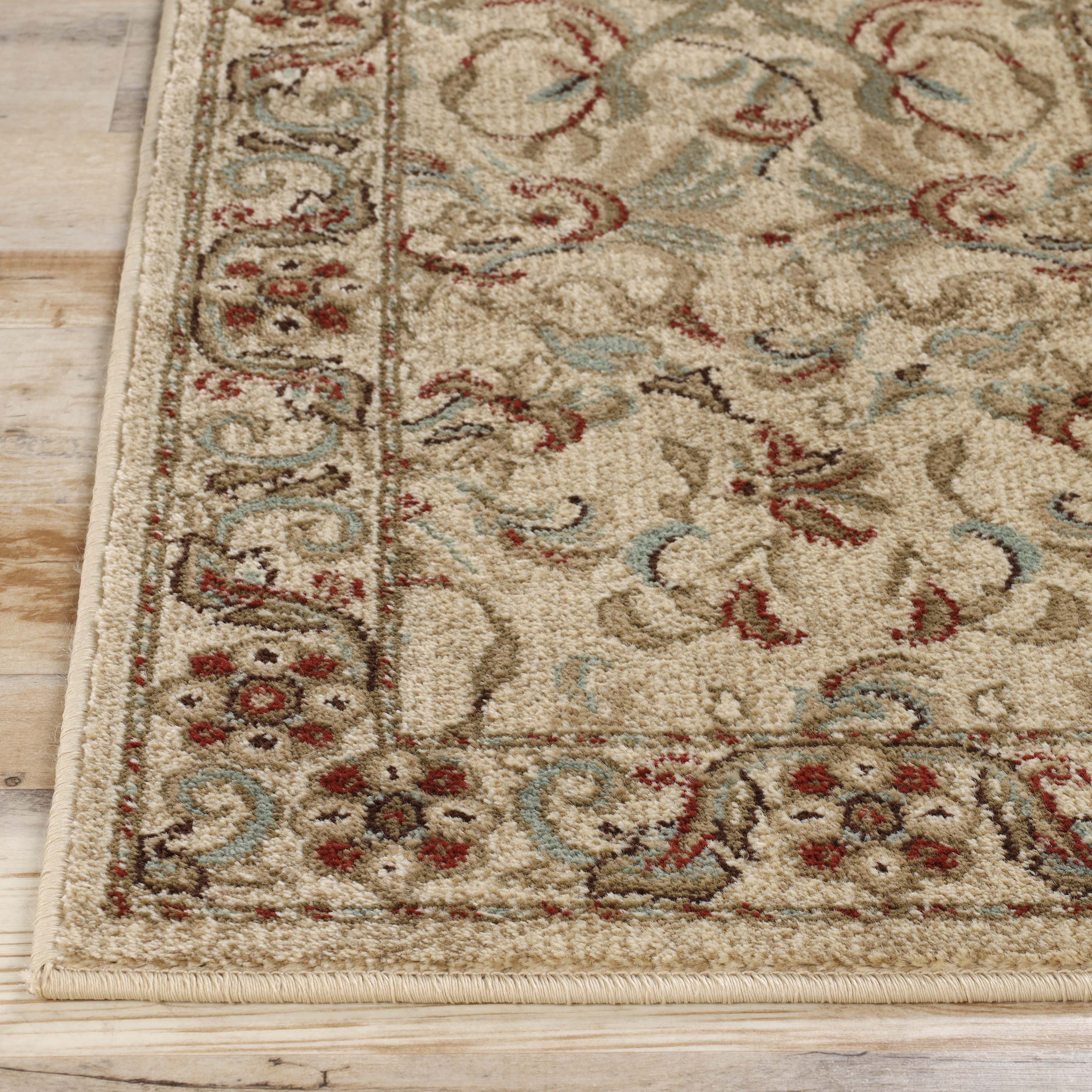 Heritage Traditional Floral Scroll Indoor Area Rug Or Runner Rug - Omnigoodsstore
