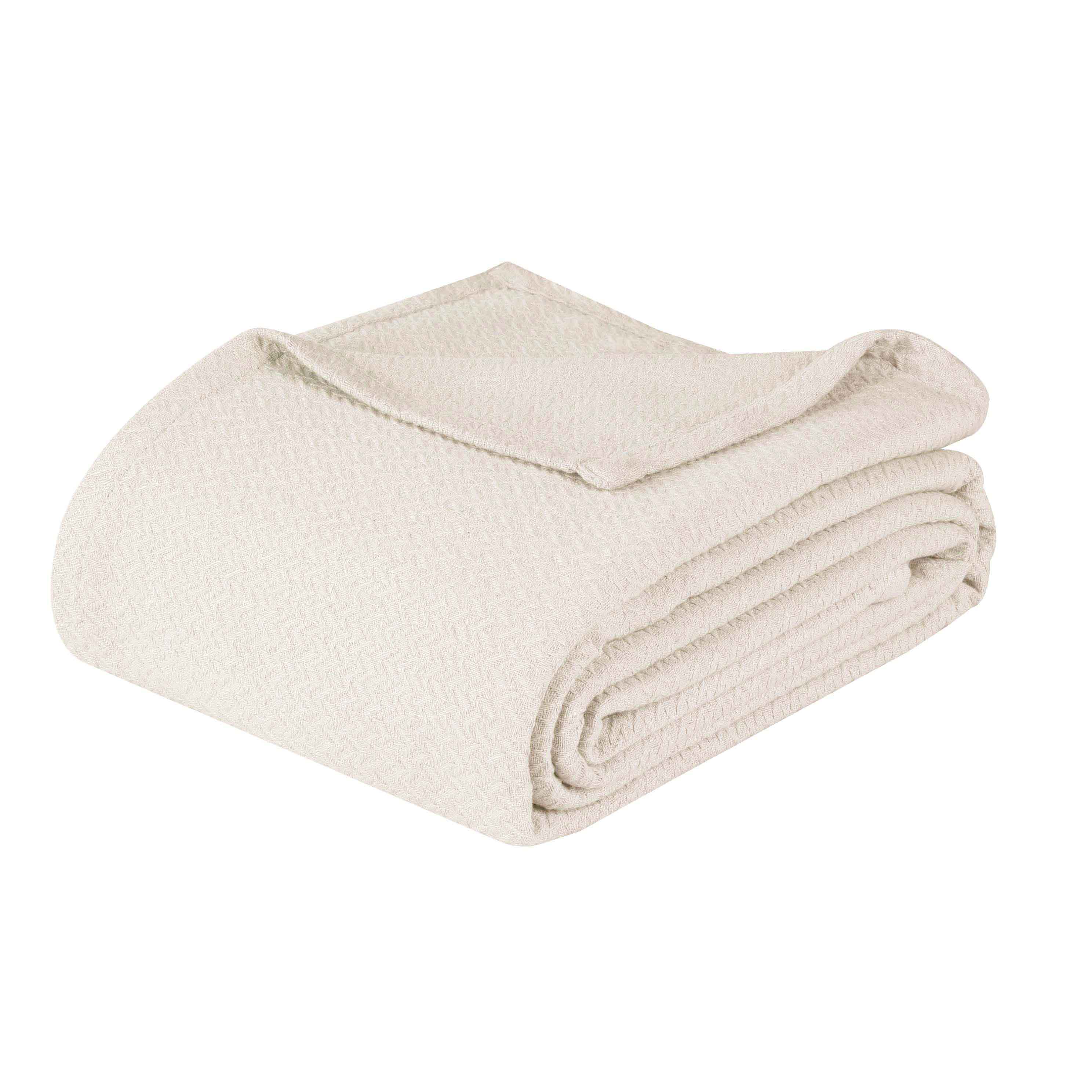 Nobel Cotton Textured Chevron Lightweight Woven Blanket - Omnigoodsstore