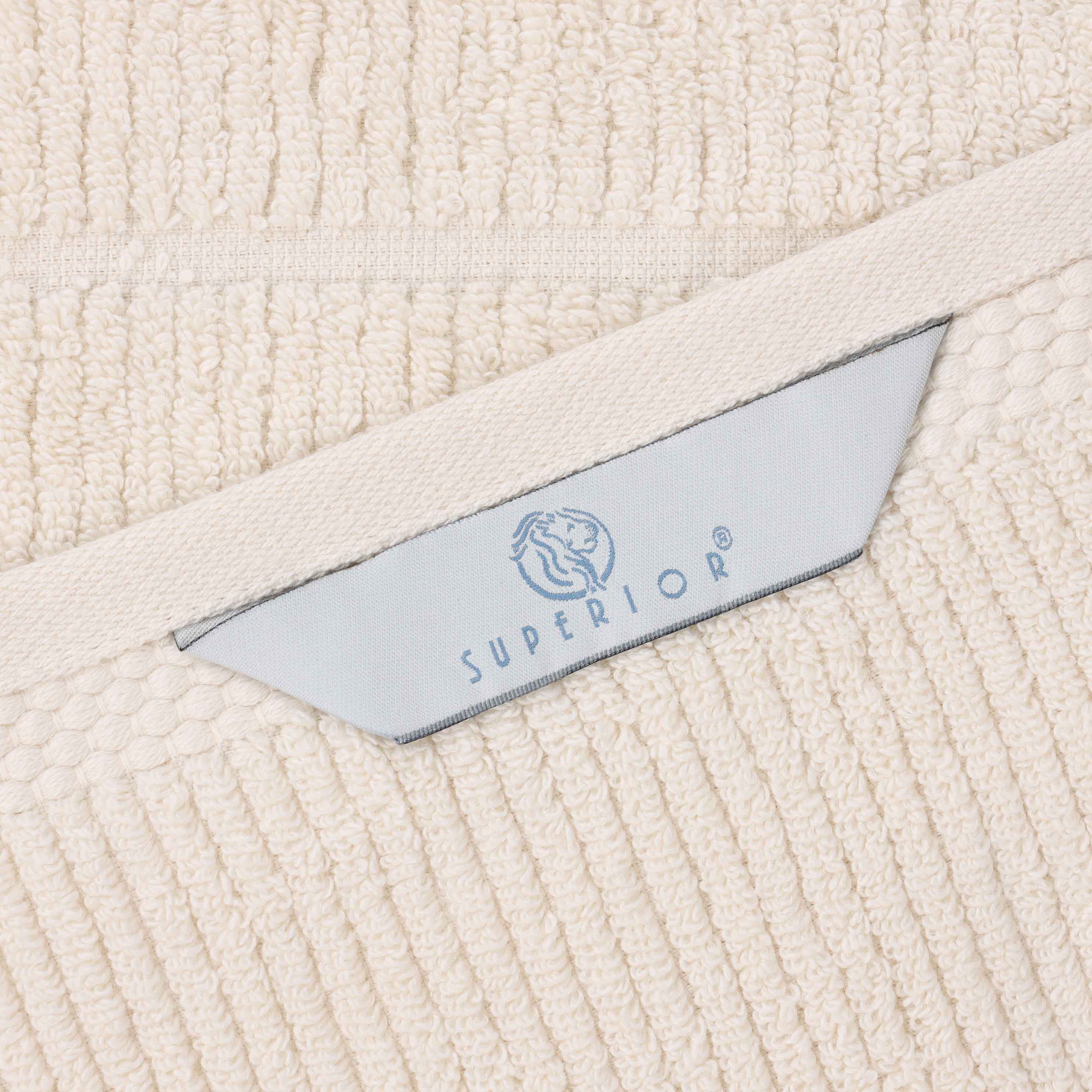 Milo Smart Twist Cotton Solid Ribbed Design 8 Piece Towel Set - Omnigoodsstore