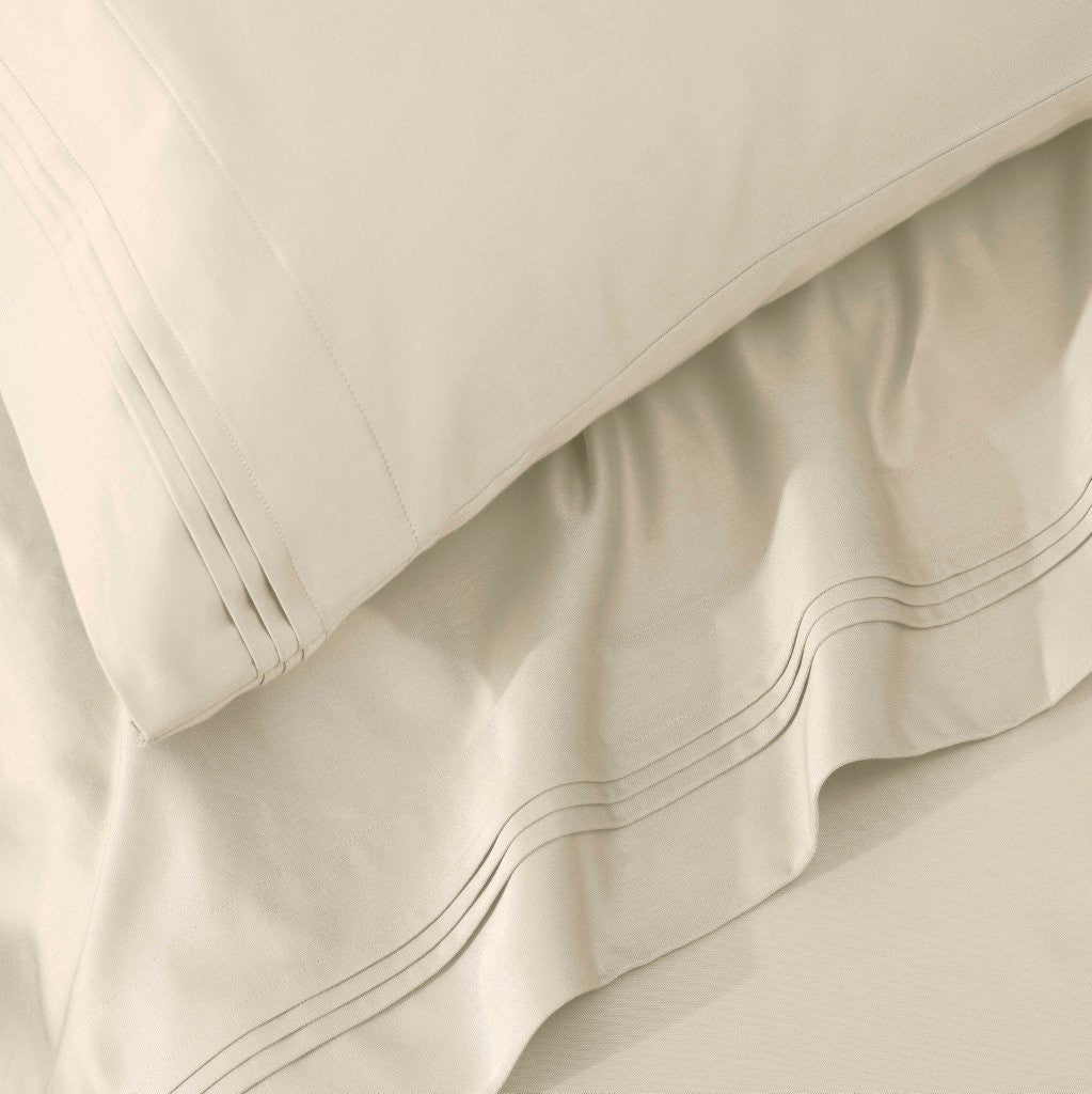 1000 Thread Count Egyptian Cotton Bed Sheet Set Olympic Queen - Omnigoodsstore