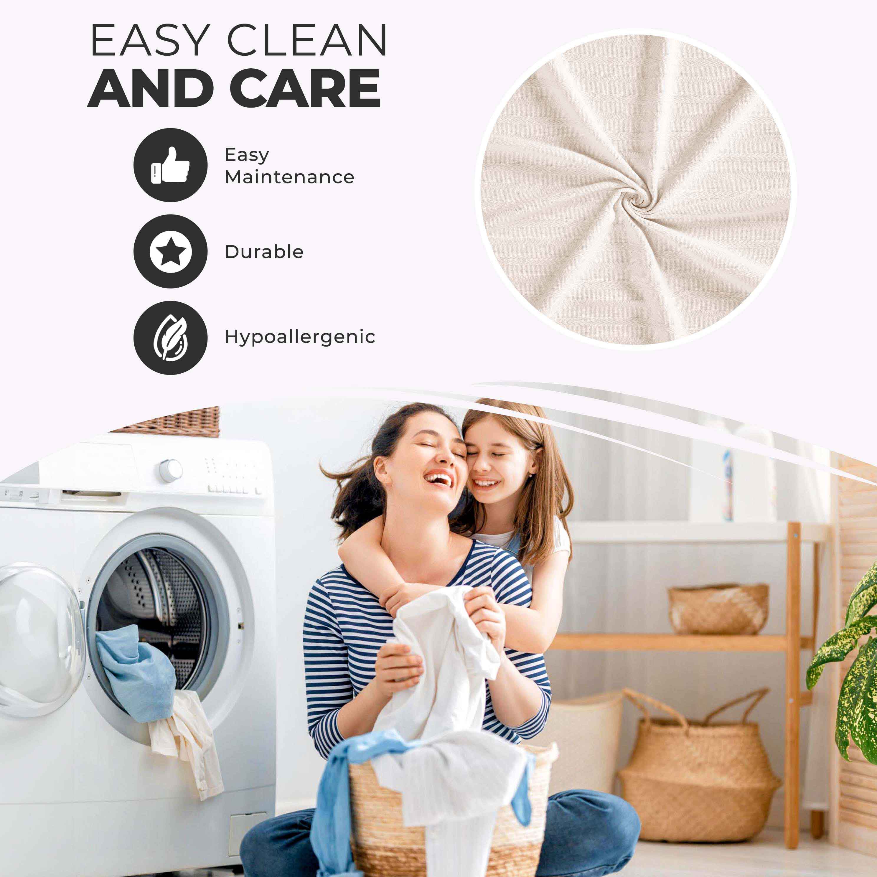 Clara Cotton Textured Striped Lightweight Woven Blanket - Omnigoodsstore