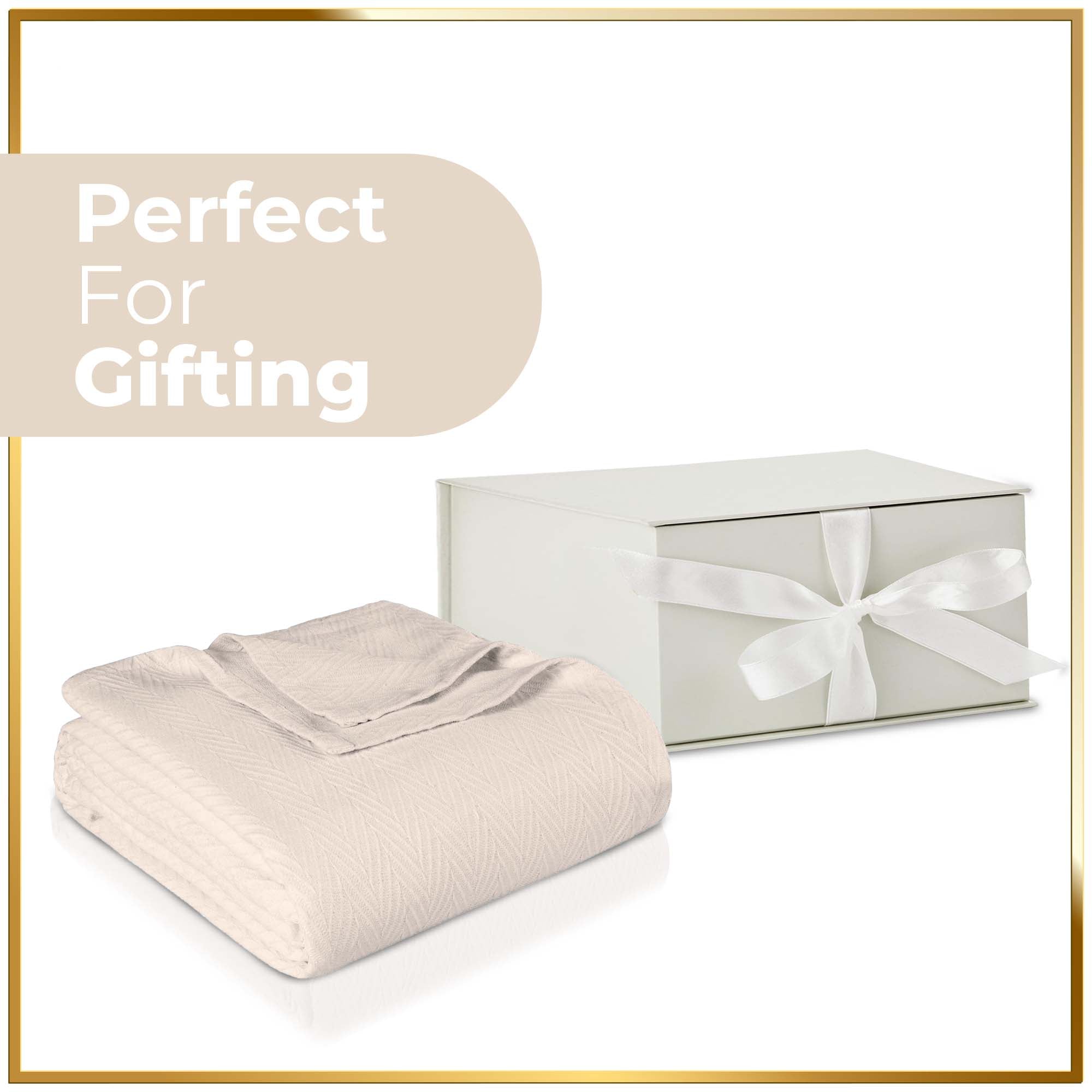 All-Season Chevron Cotton Bed Blanket & Sofa Throw - Omnigoodsstore