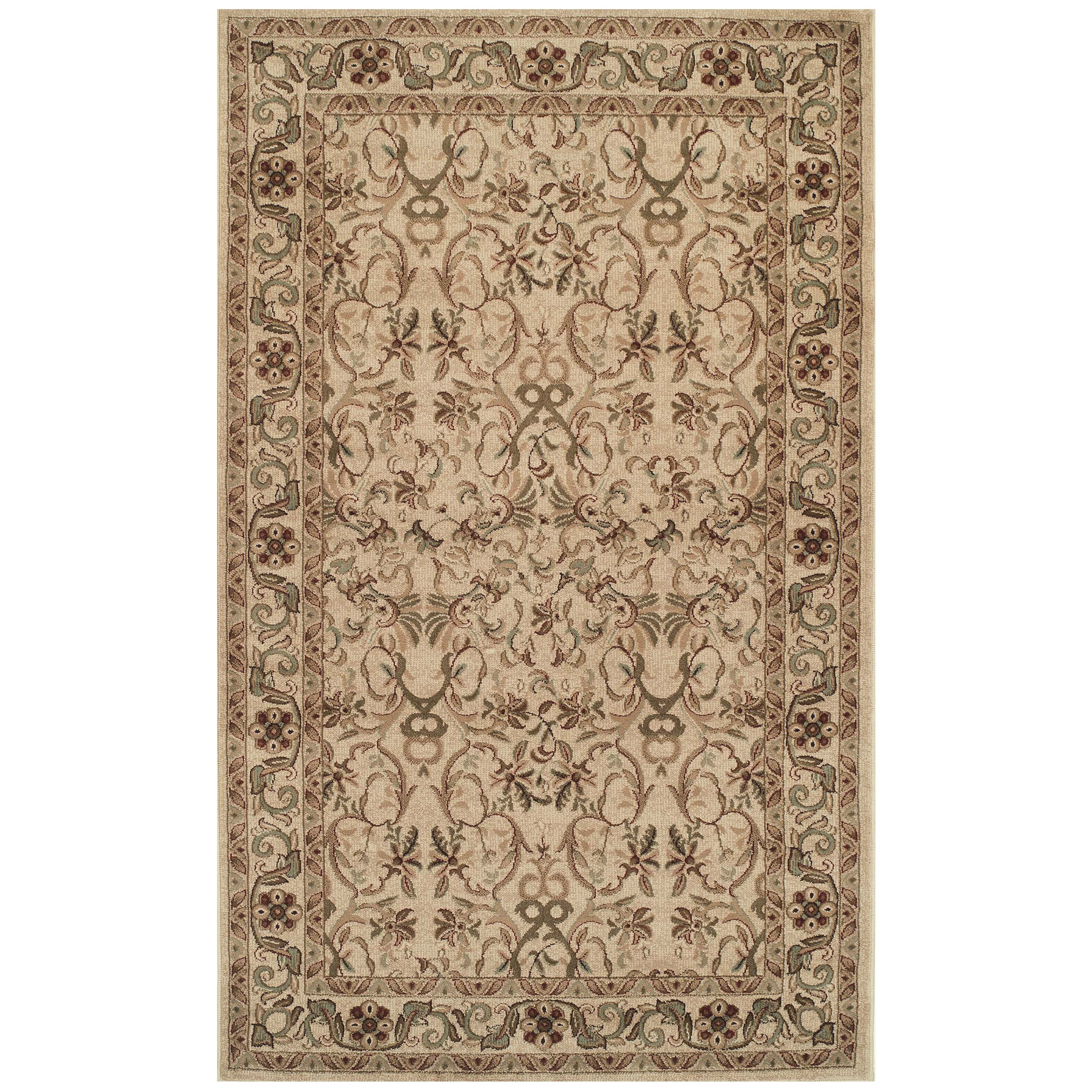 Heritage Traditional Floral Scroll Indoor Area Rug Or Runner Rug - Omnigoodsstore