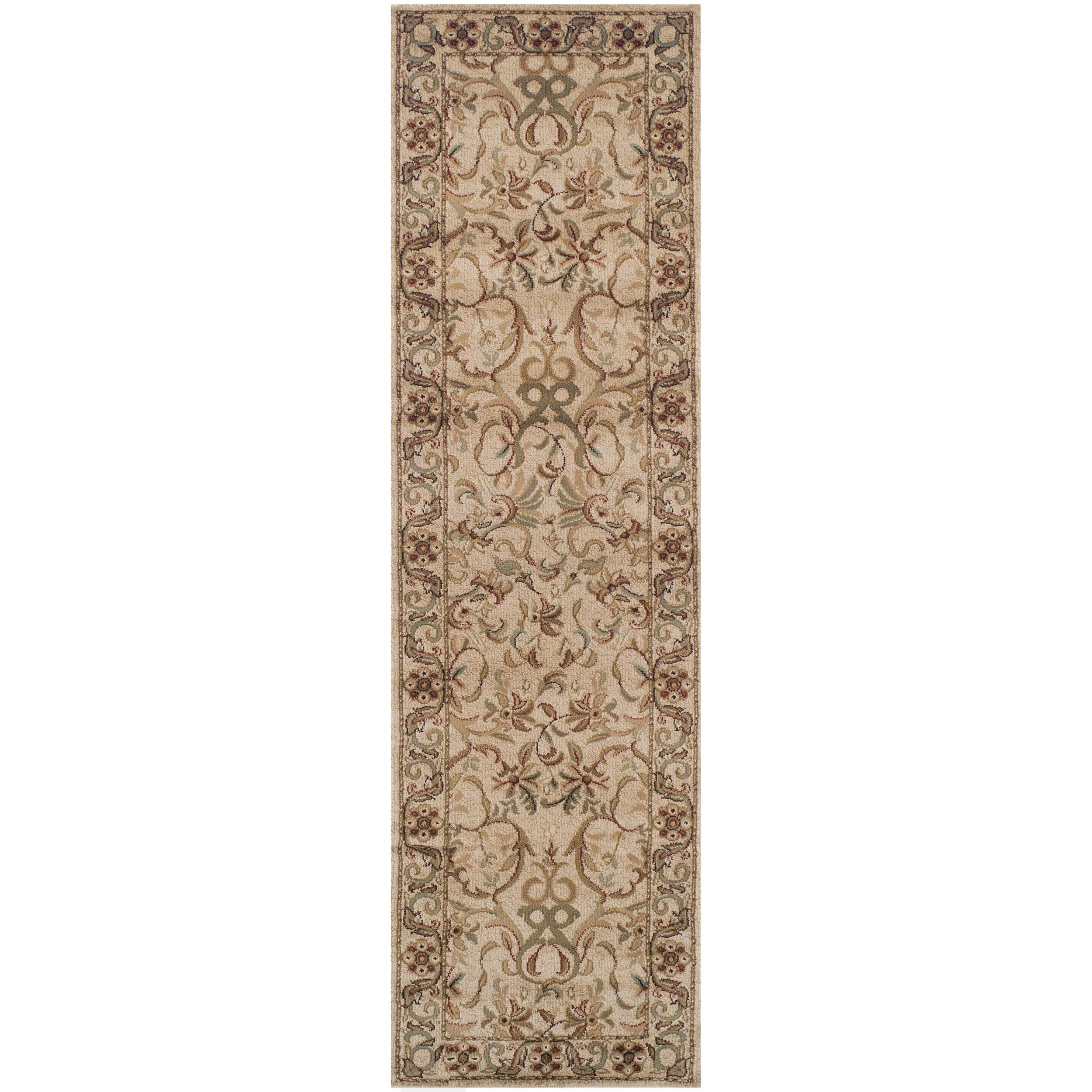 Heritage Traditional Floral Scroll Indoor Area Rug Or Runner Rug - Omnigoodsstore