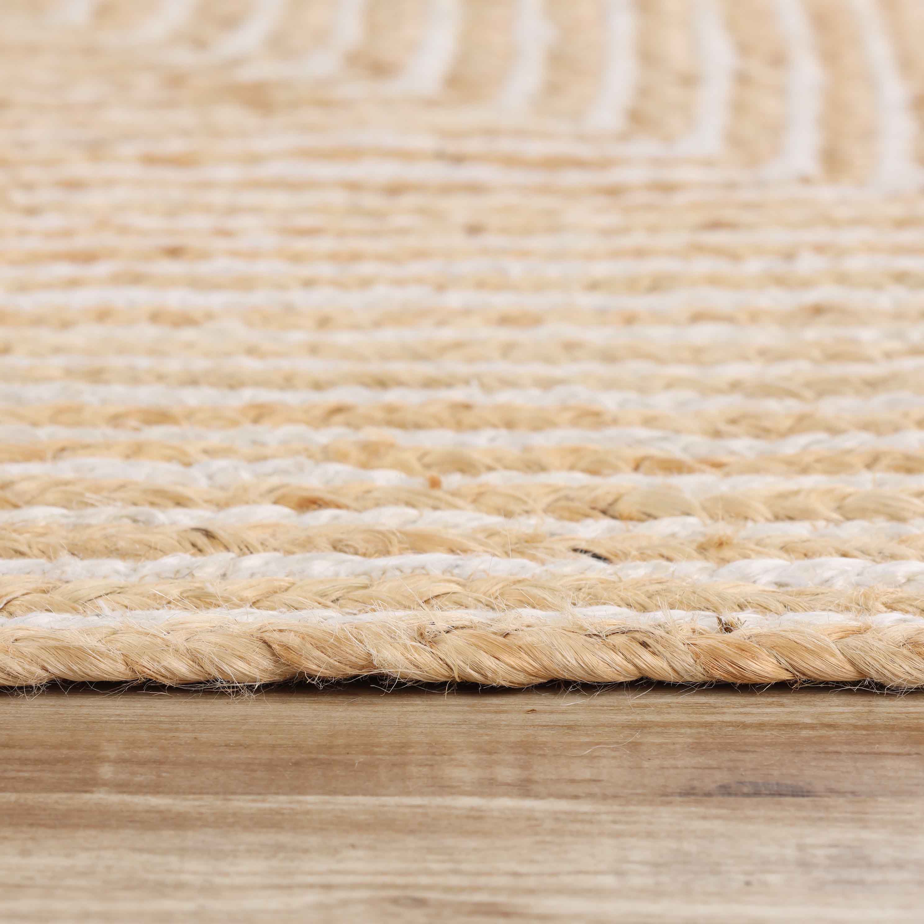 Braided Jute Reversible Handwoven Indoor Outdoor Area Rug - Omnigoodsstore