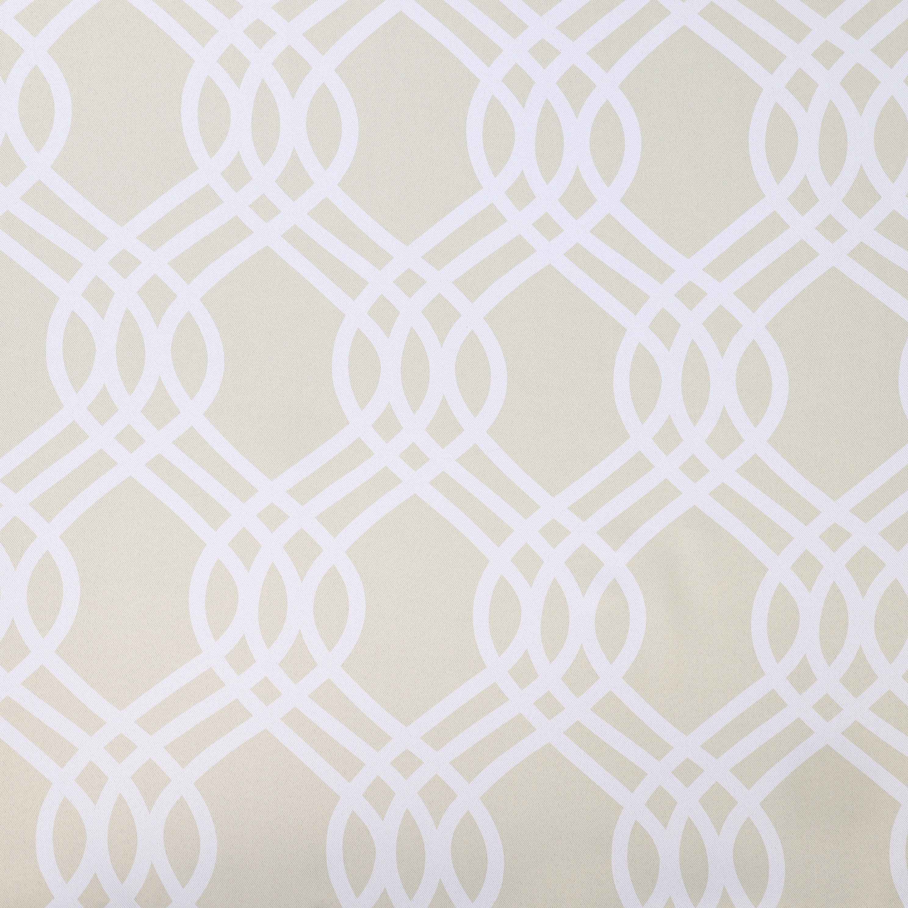 Ribbon Trellis Washable Room Darkening Blackout Curtain Panel Set - Omnigoodsstore