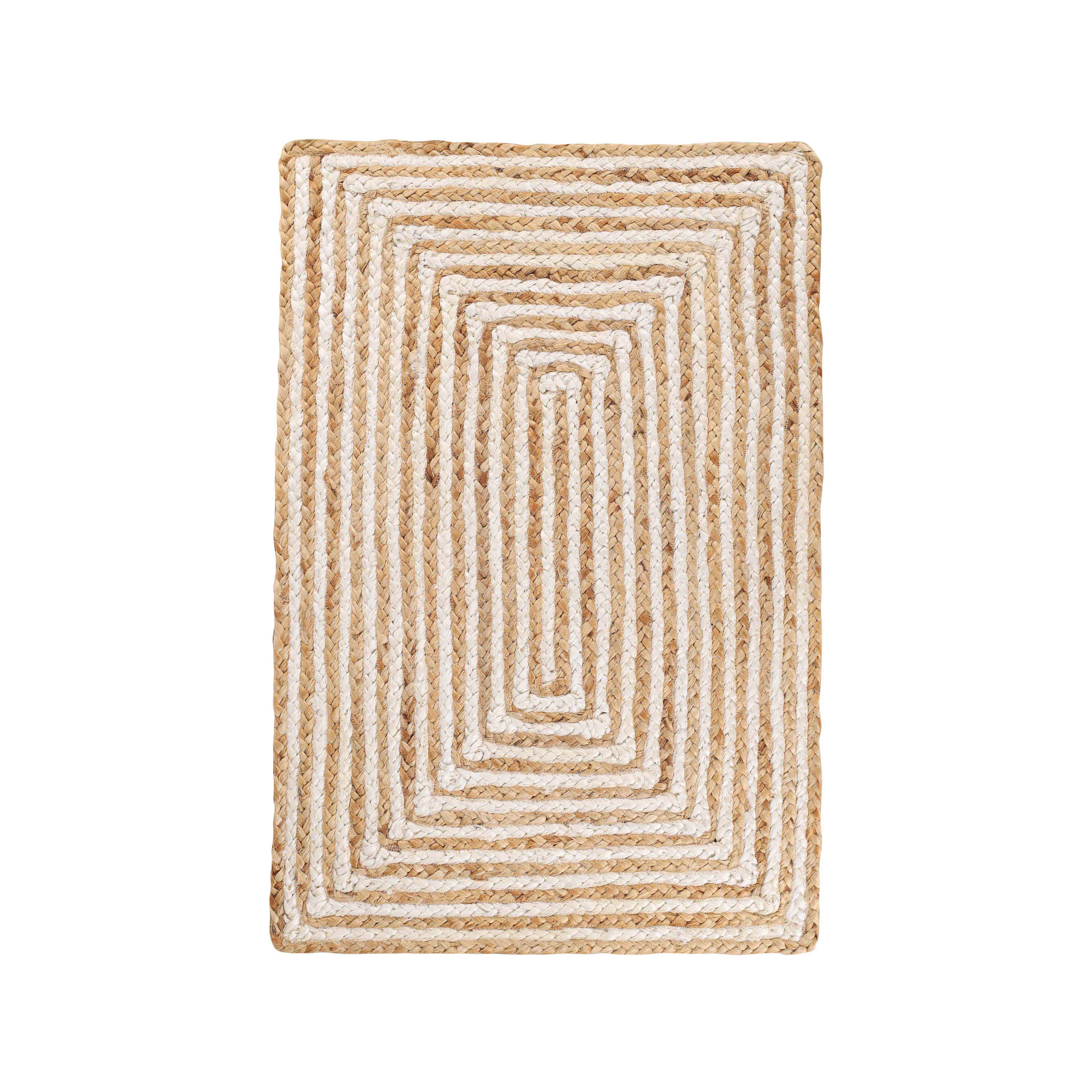 Braided Jute Reversible Handwoven Indoor Outdoor Area Rug - Omnigoodsstore