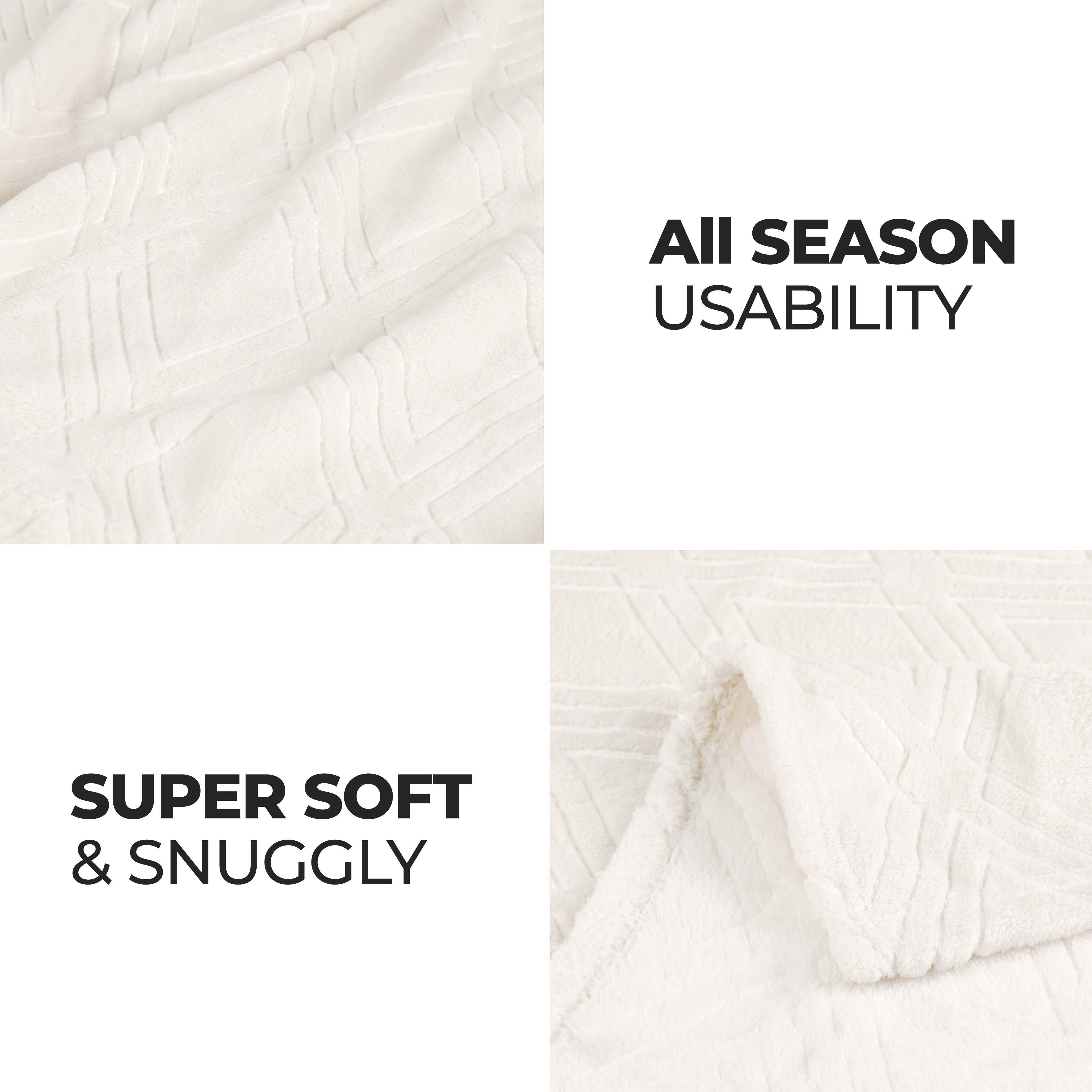 Alaska Diamond Plush Fleece Ultra-Soft Blanket - Omnigoodsstore