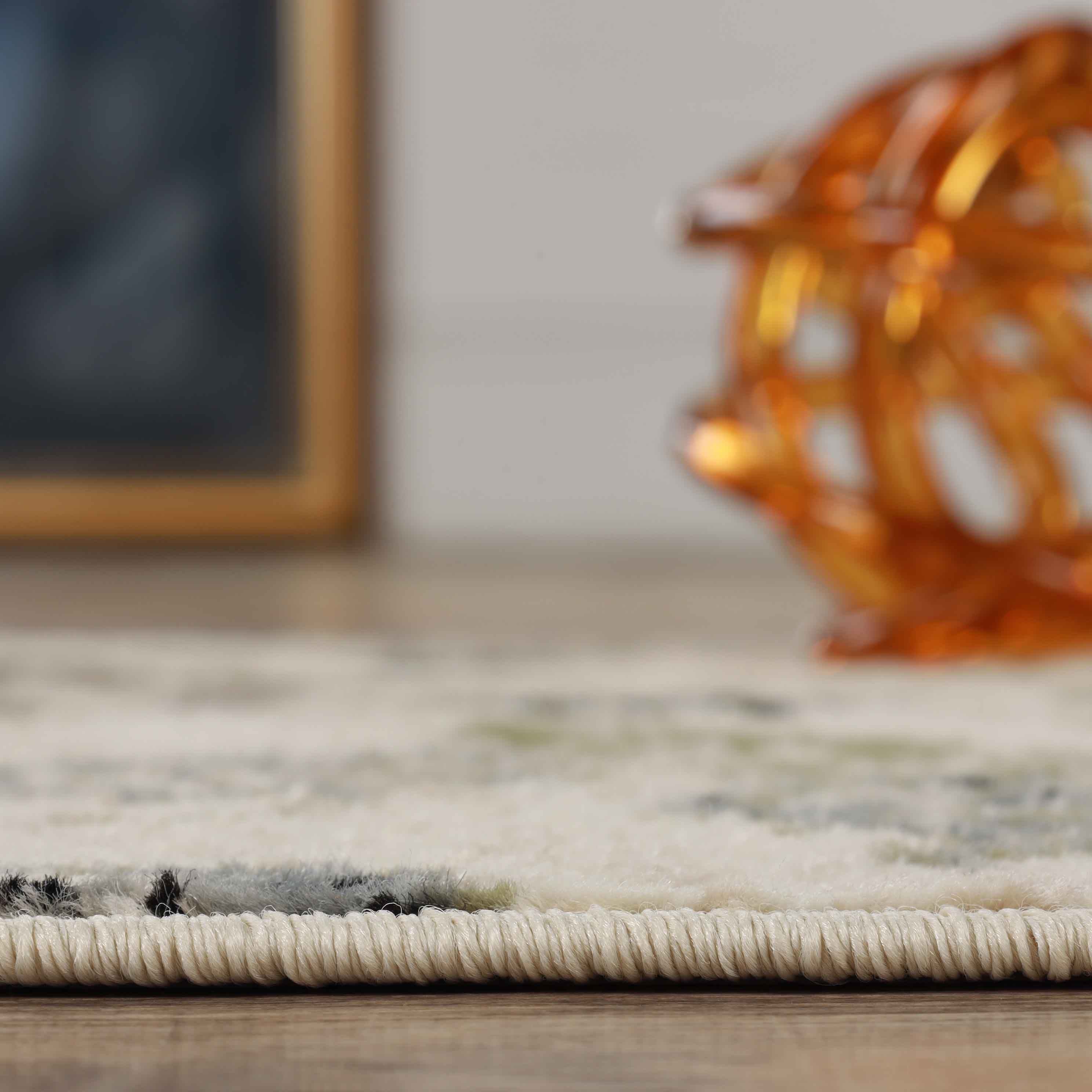 Jacobean Floral Modern Farmhouse Indoor Area Rugs or Runner Rug - Omnigoodsstore