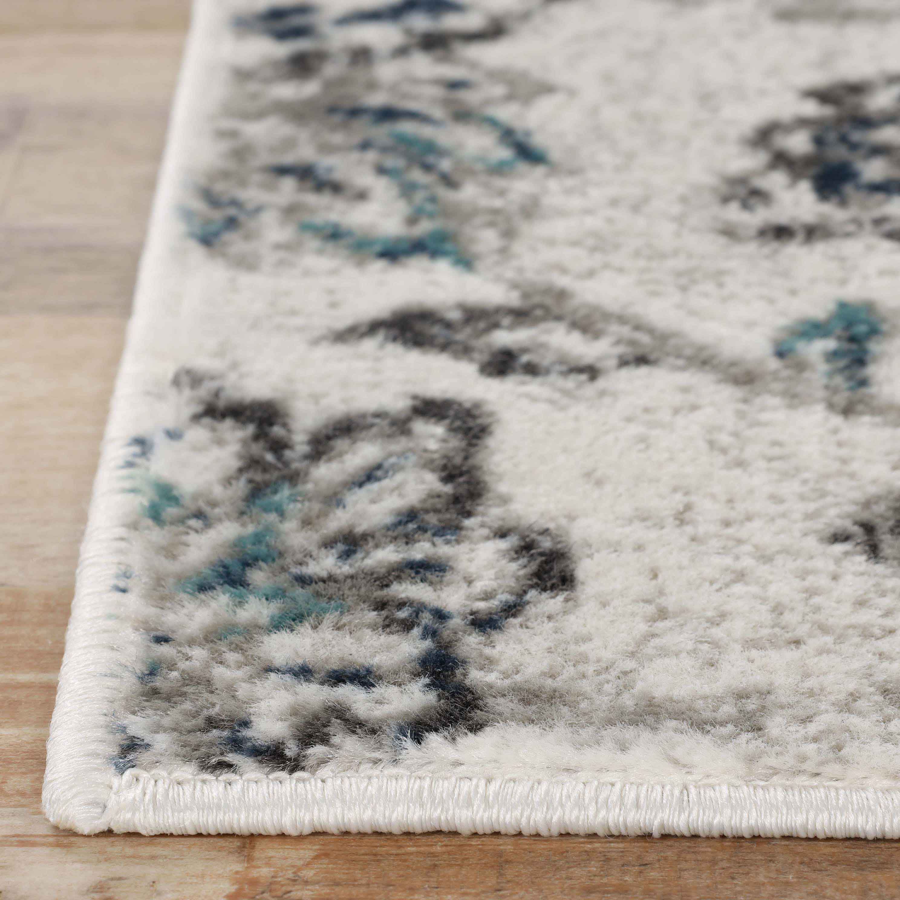 Jacobean Floral Modern Farmhouse Indoor Area Rugs or Runner Rug - Omnigoodsstore