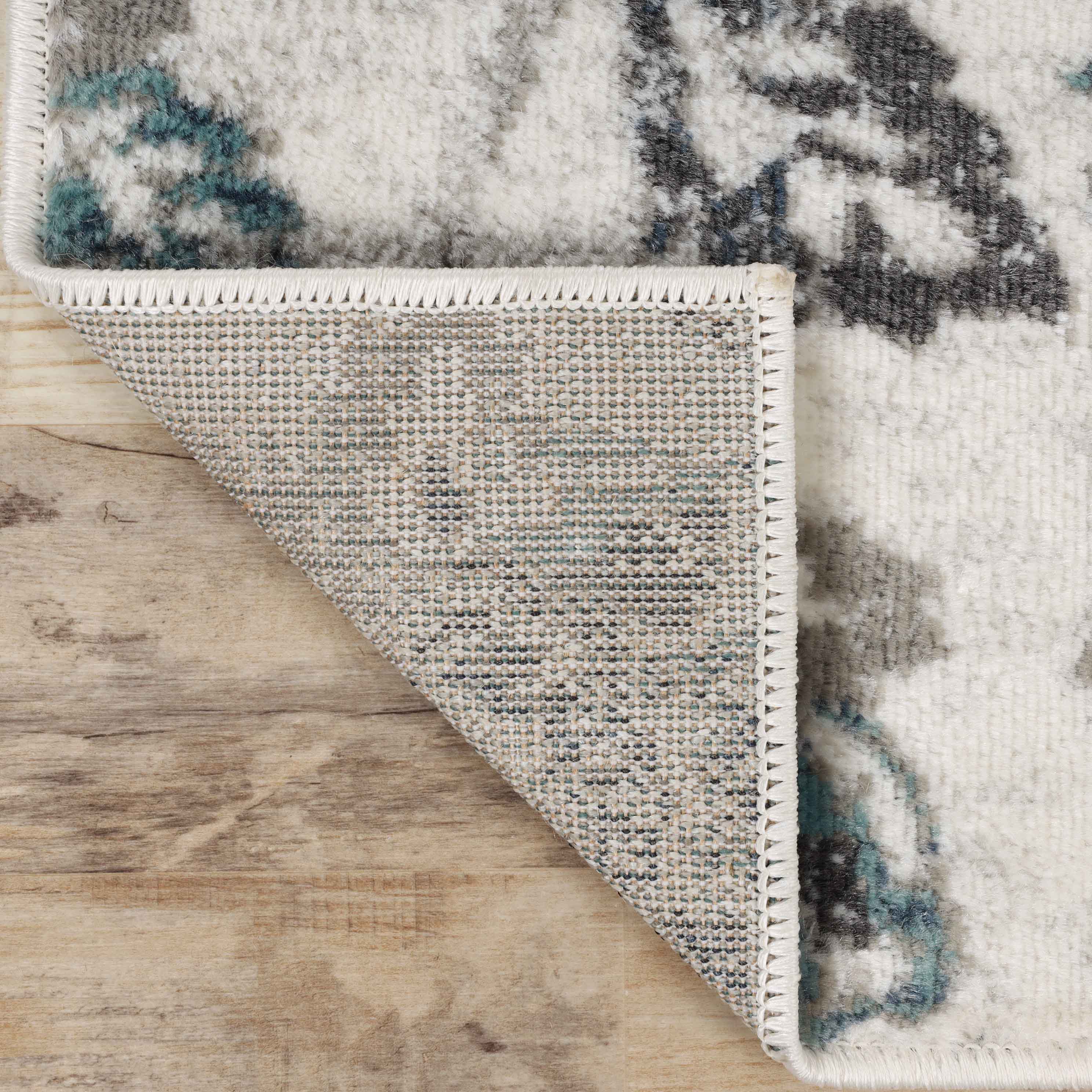 Jacobean Floral Modern Farmhouse Indoor Area Rugs or Runner Rug - Omnigoodsstore