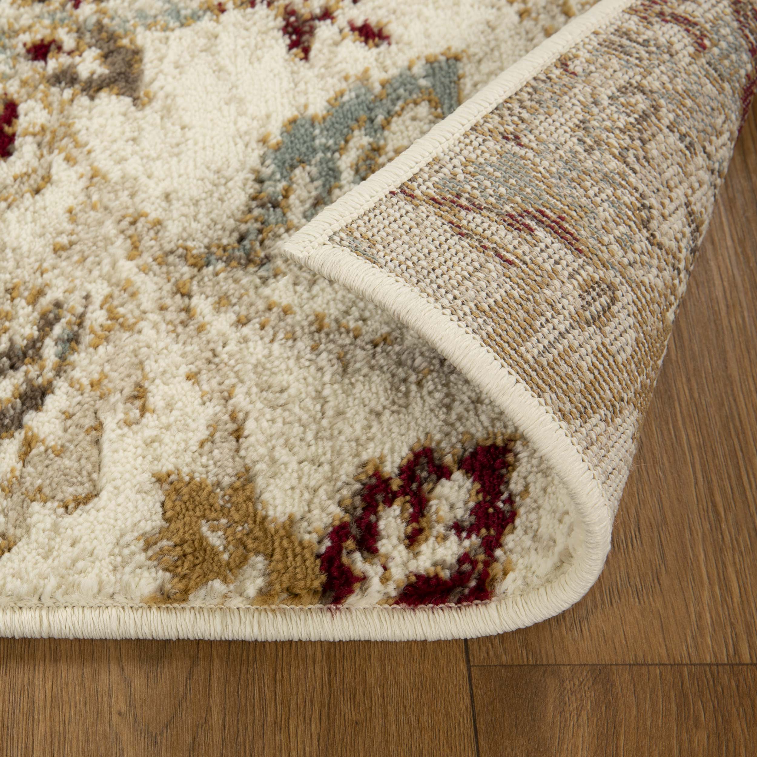 Jacobean Floral Modern Farmhouse Indoor Area Rugs or Runner Rug - Omnigoodsstore