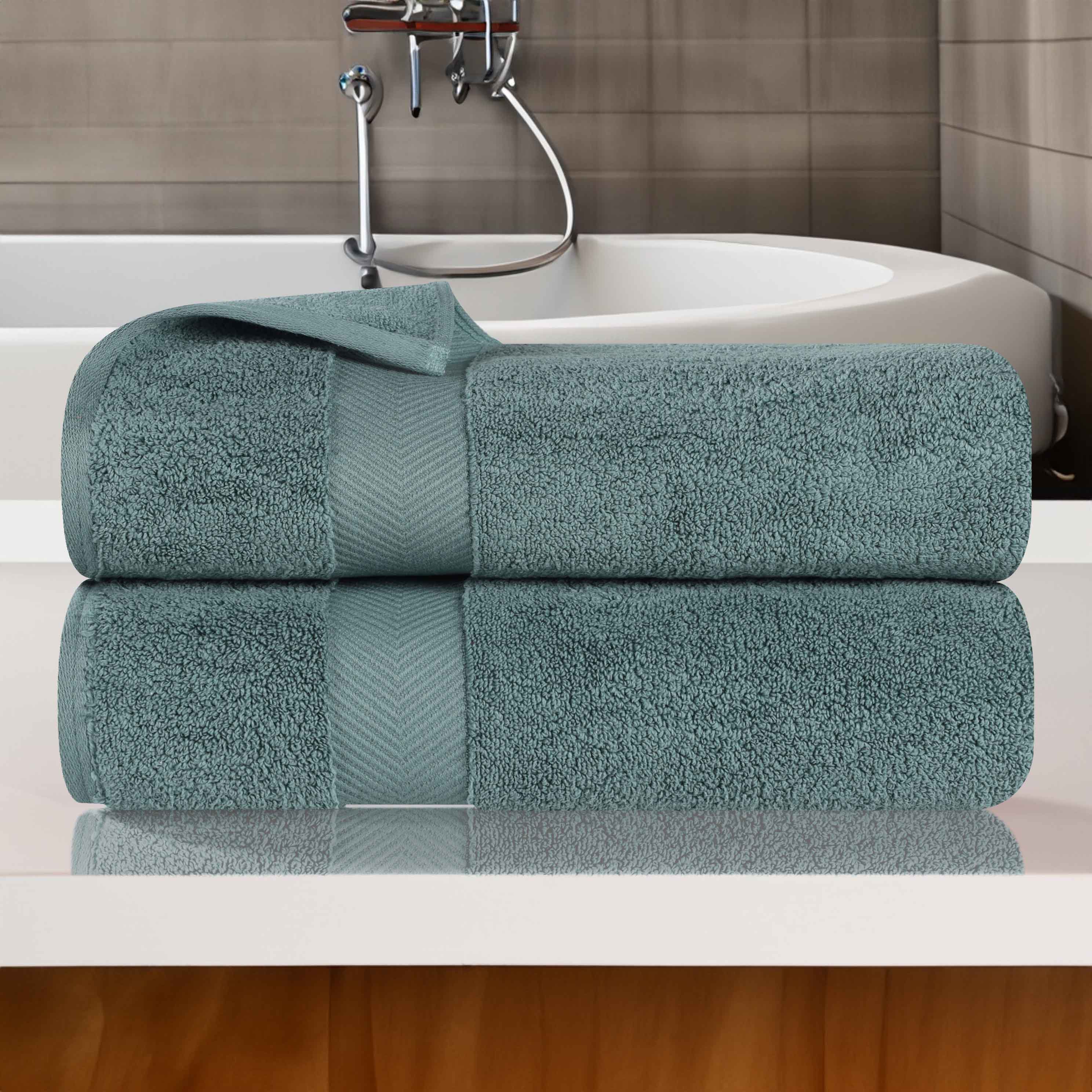 Zero Twist Cotton 2 Piece Bath Towel Set - Omnigoodsstore