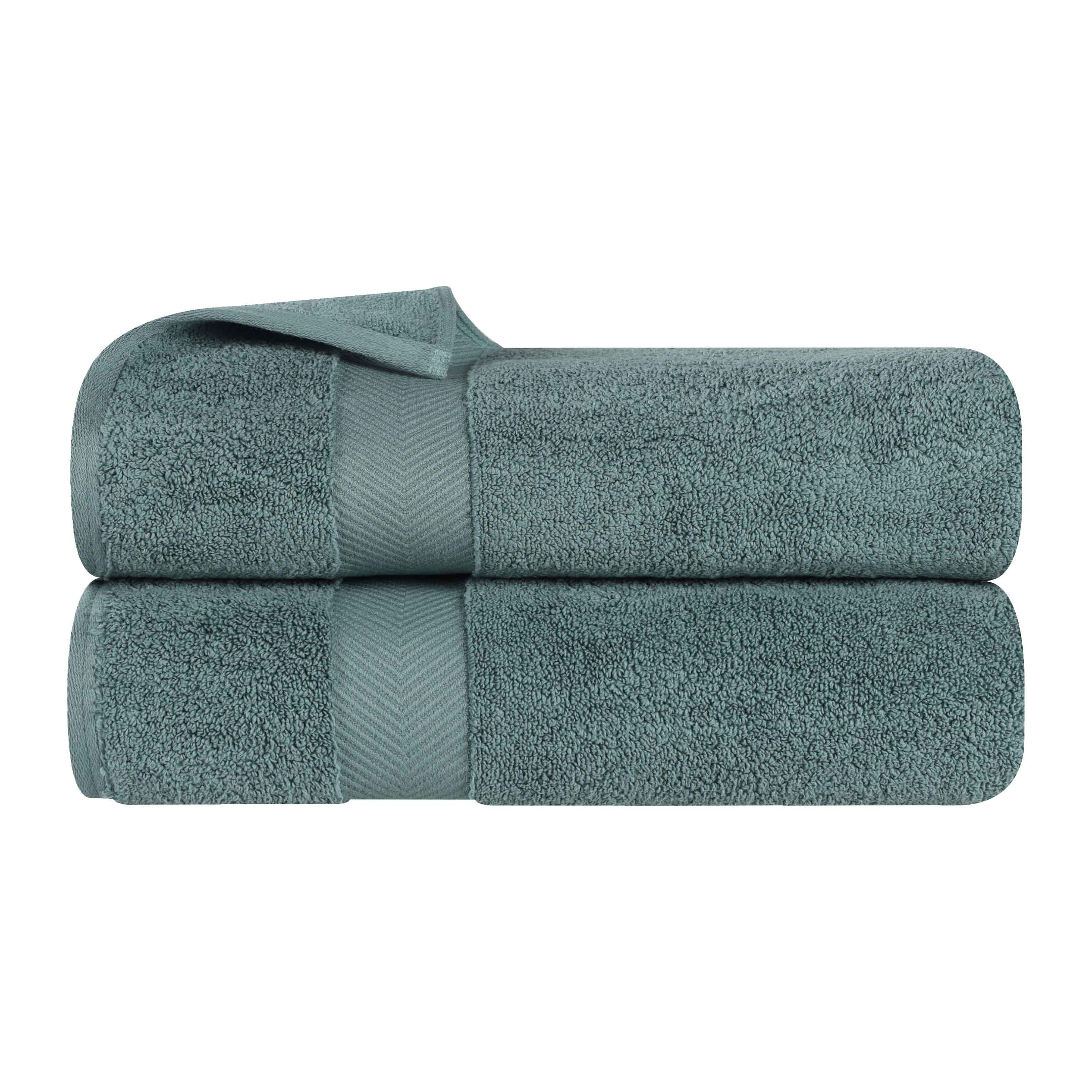 Zero Twist Cotton 2 Piece Bath Towel Set - Omnigoodsstore